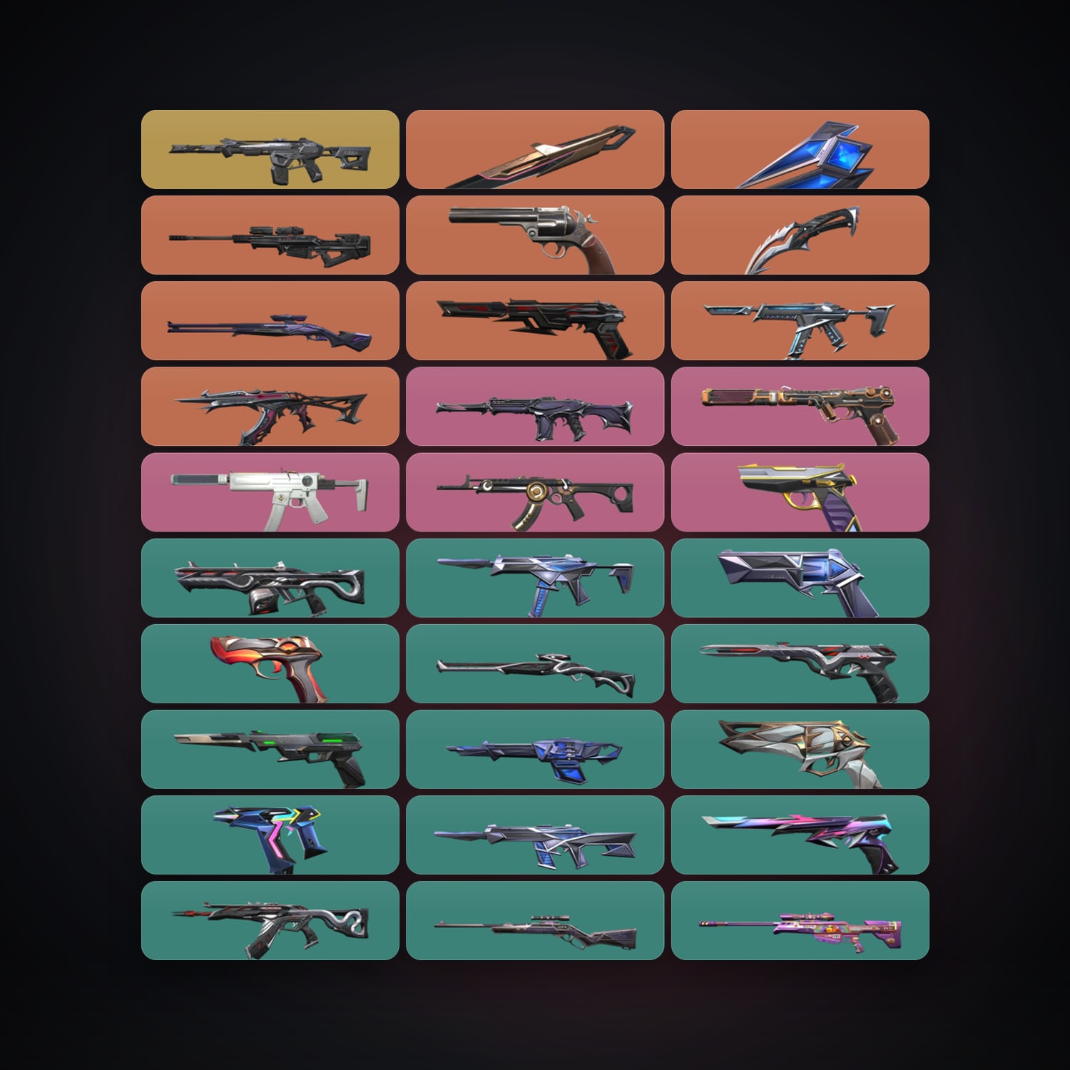 EU Silver 2 locker — 3 knives, 45 skins, lvl 156 — HabibiAccounts