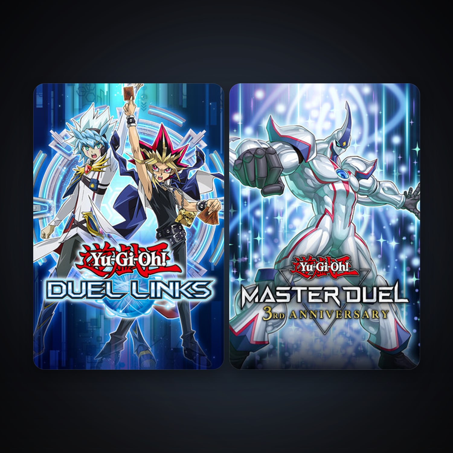 Yu-Gi-Oh! Duel Links + Yu-Gi-Oh! Master Duel, 2 games, Steam 21, clean — HabibiAccounts
