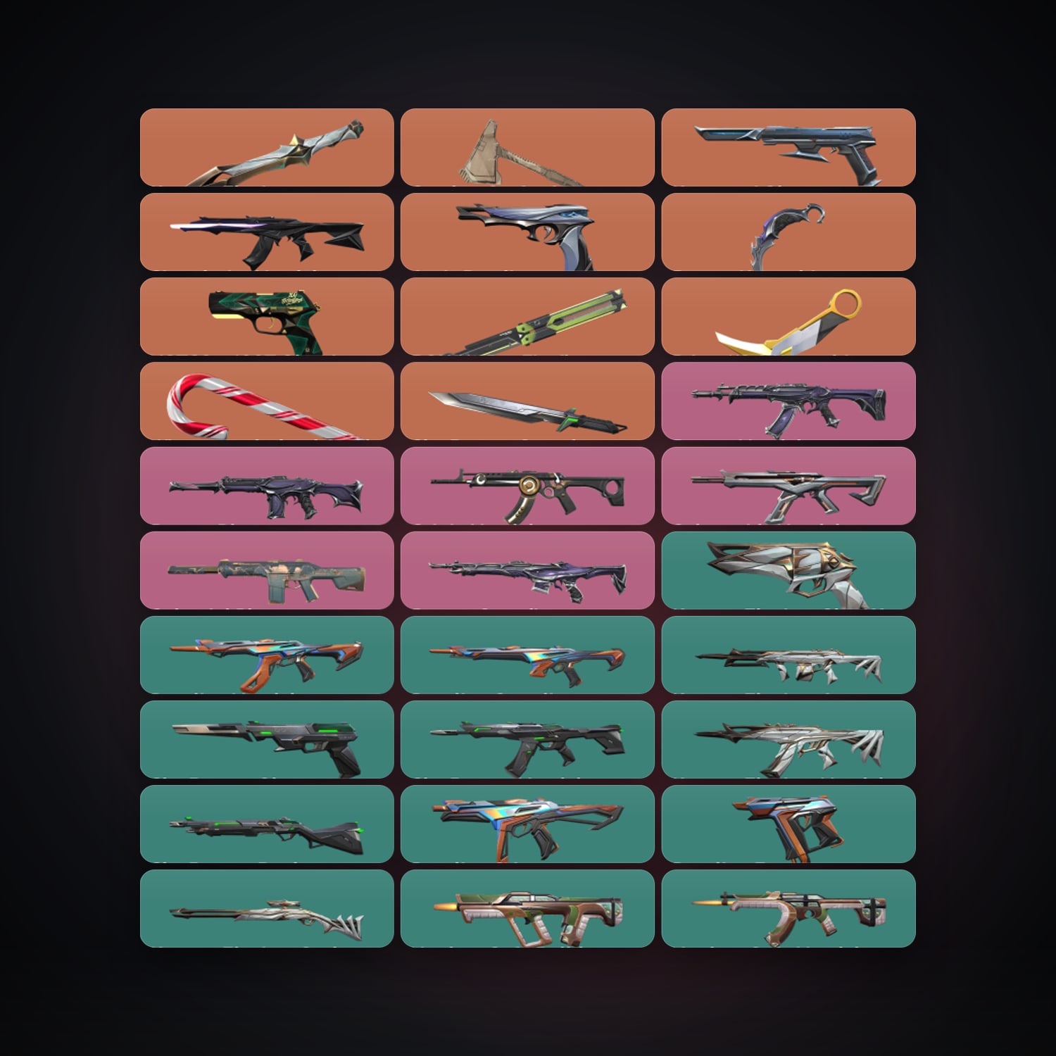 NA Bronze 1 locker — 7 knives, 69 skins, lvl 60 — HabibiAccounts