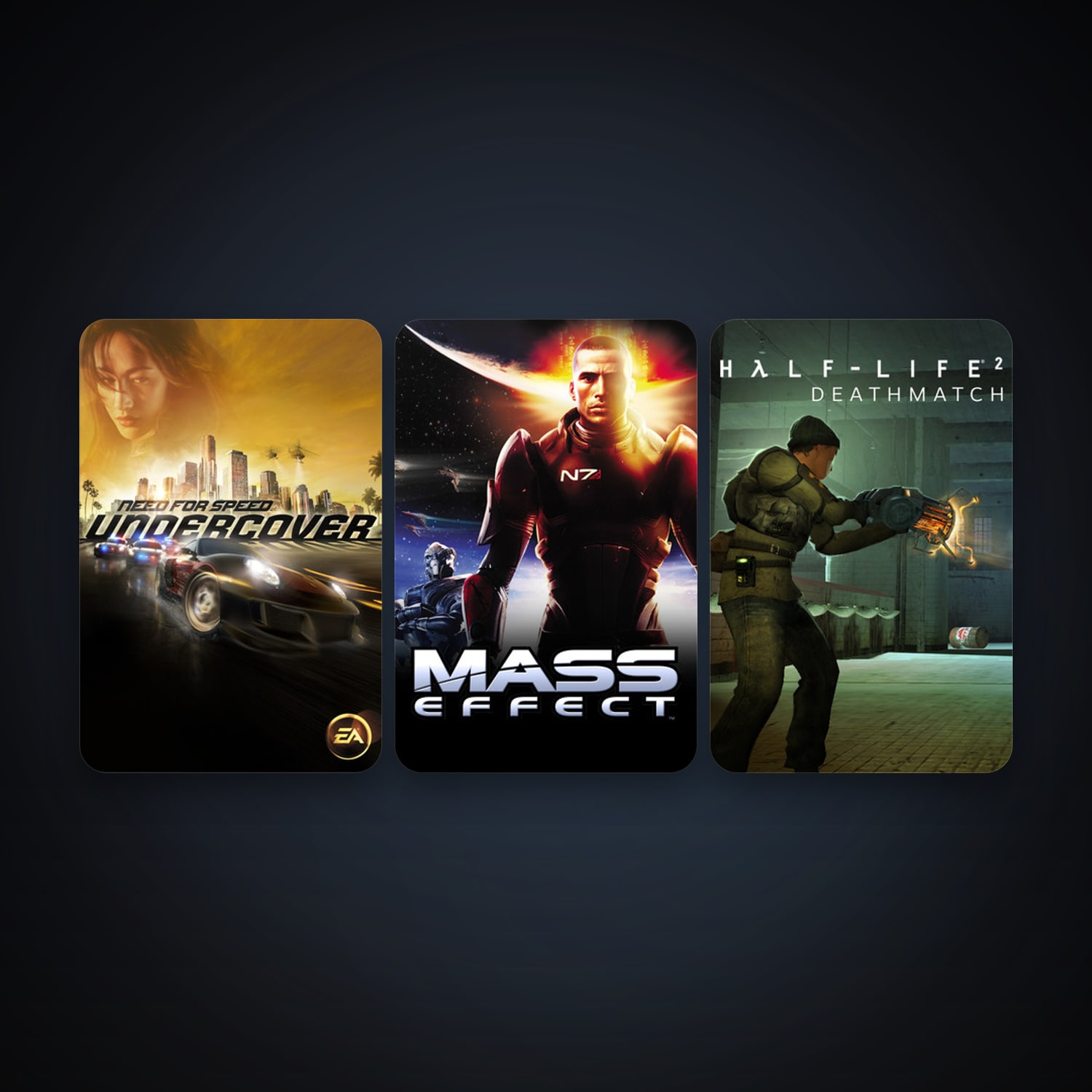 Half-Life 2: Deathmatch + Need for Speed Undercover, 5 games, clean — HabibiAccounts