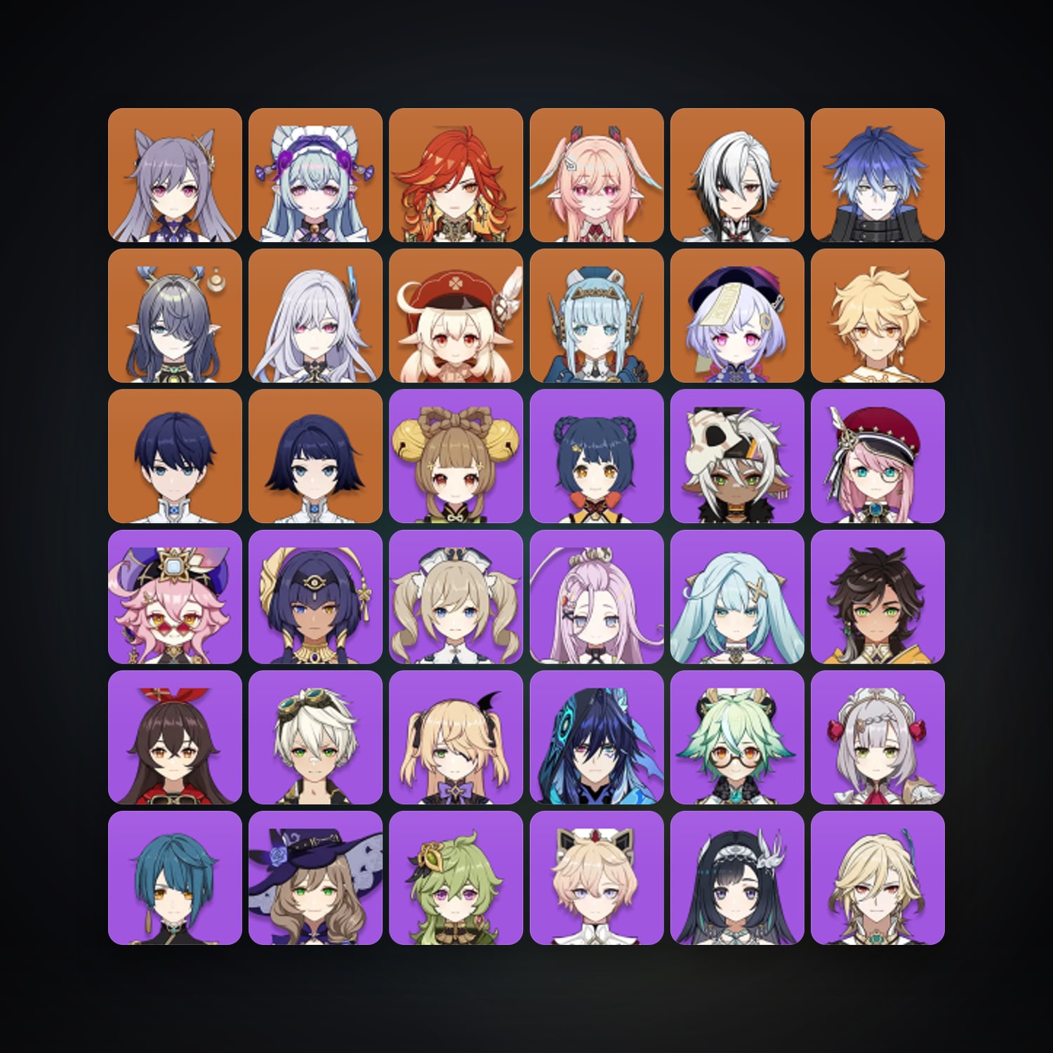 Genshin Impact | AR 57 | 54 Chars | 11× 5★ — Genshin / miHoYo Account — HabibiAccounts