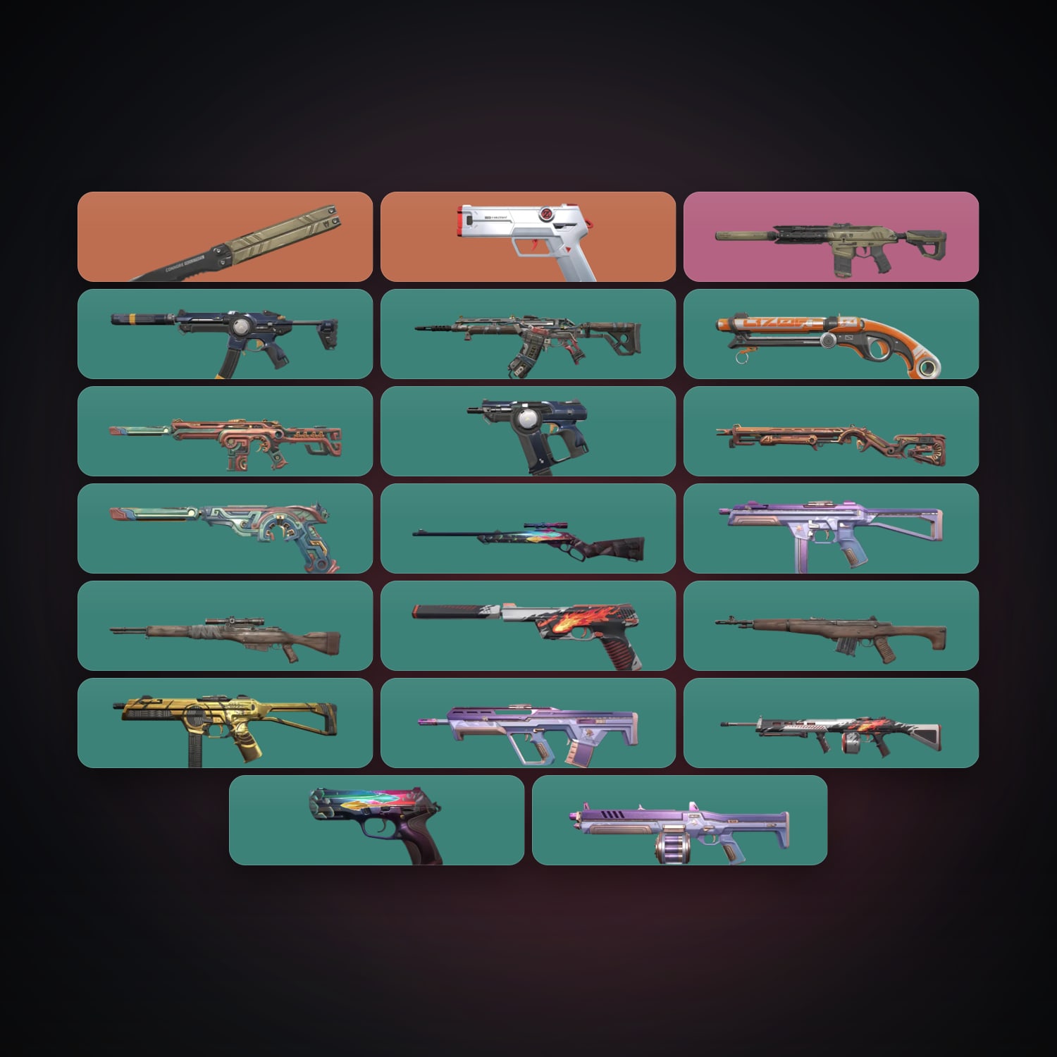 NA Bronze 1 locker — 1 knives, 22 skins, lvl 54 — HabibiAccounts