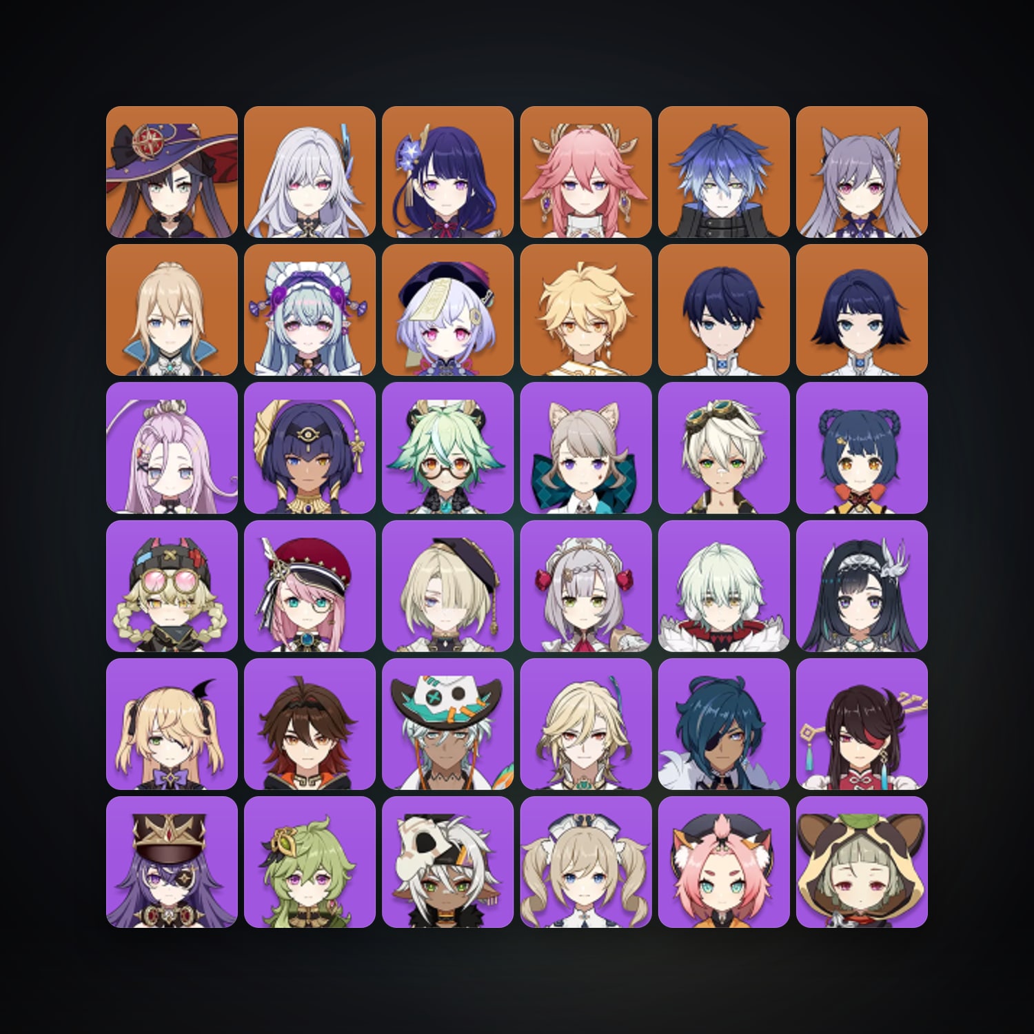 Genshin Impact | AR 56 | 46 Chars | 9× 5★ — Genshin / miHoYo Account — HabibiAccounts