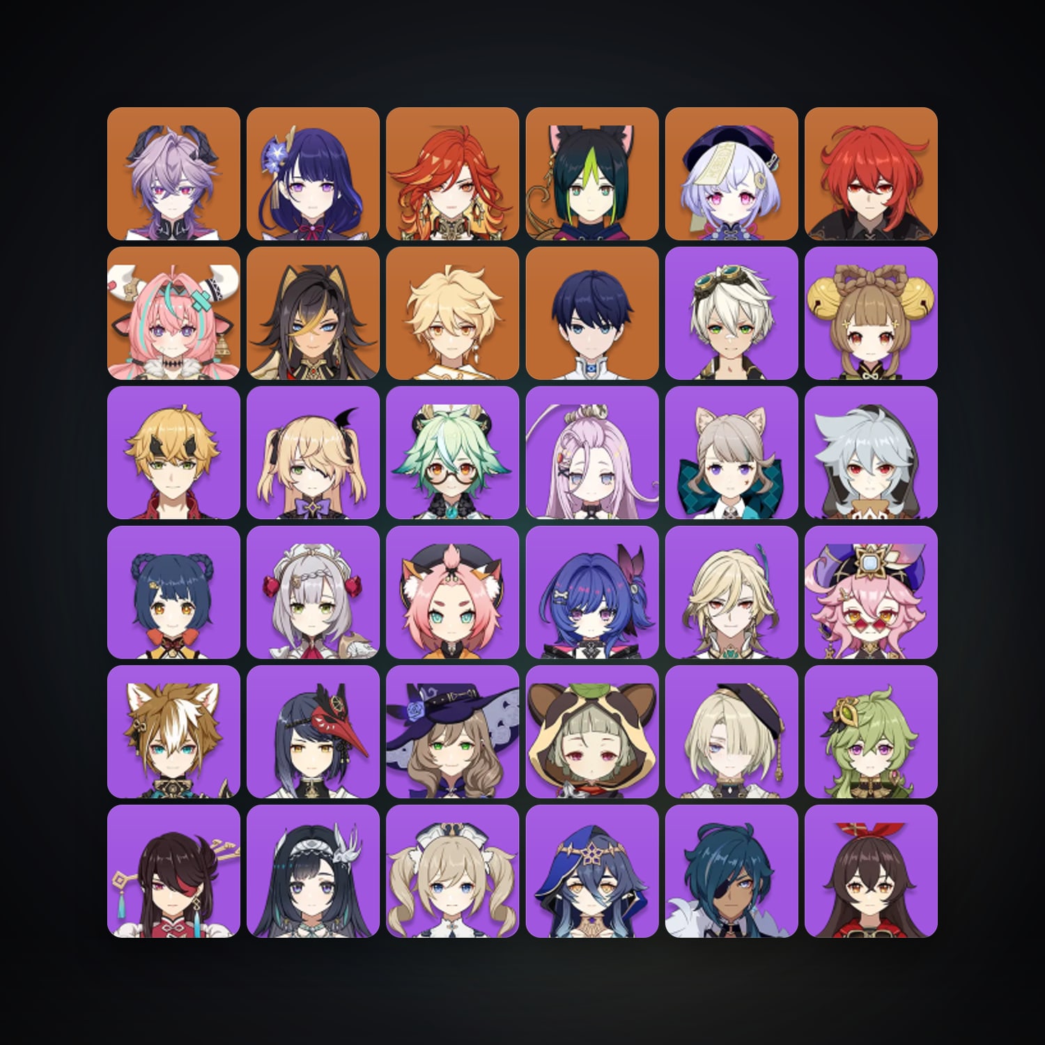 Genshin Impact | AR 55 | 42 Chars | 8× 5★ — Genshin / miHoYo Account — HabibiAccounts