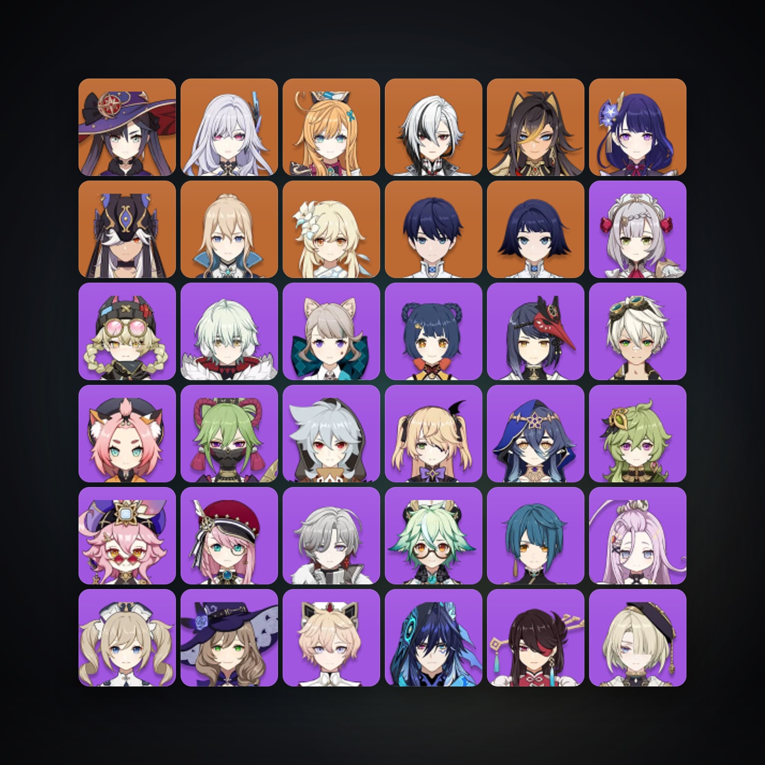 Genshin Impact | AR 55 | 45 Chars | 8× 5★ — Genshin / miHoYo Account — HabibiAccounts