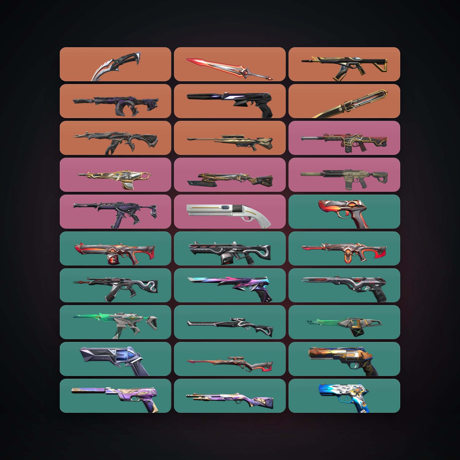 AP Gold 3 locker — 3 knives, 49 skins, lvl 105 — HabibiAccounts