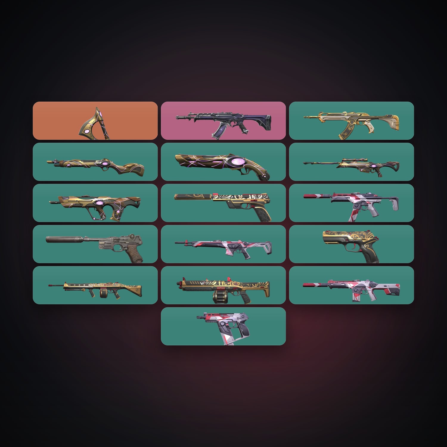 LA Bronze 1 locker — 1 knives, 16 skins, lvl 55 — HabibiAccounts