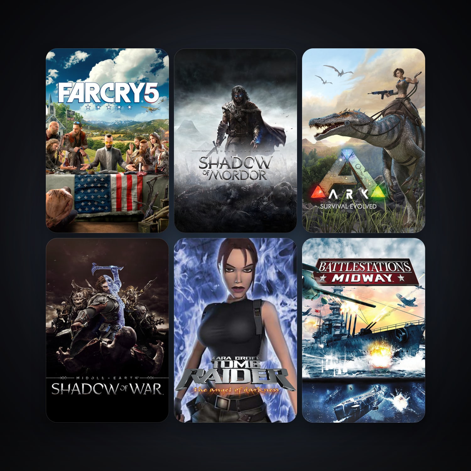 Battlestations: Midway + Just Cause, 71 games, clean — HabibiAccounts