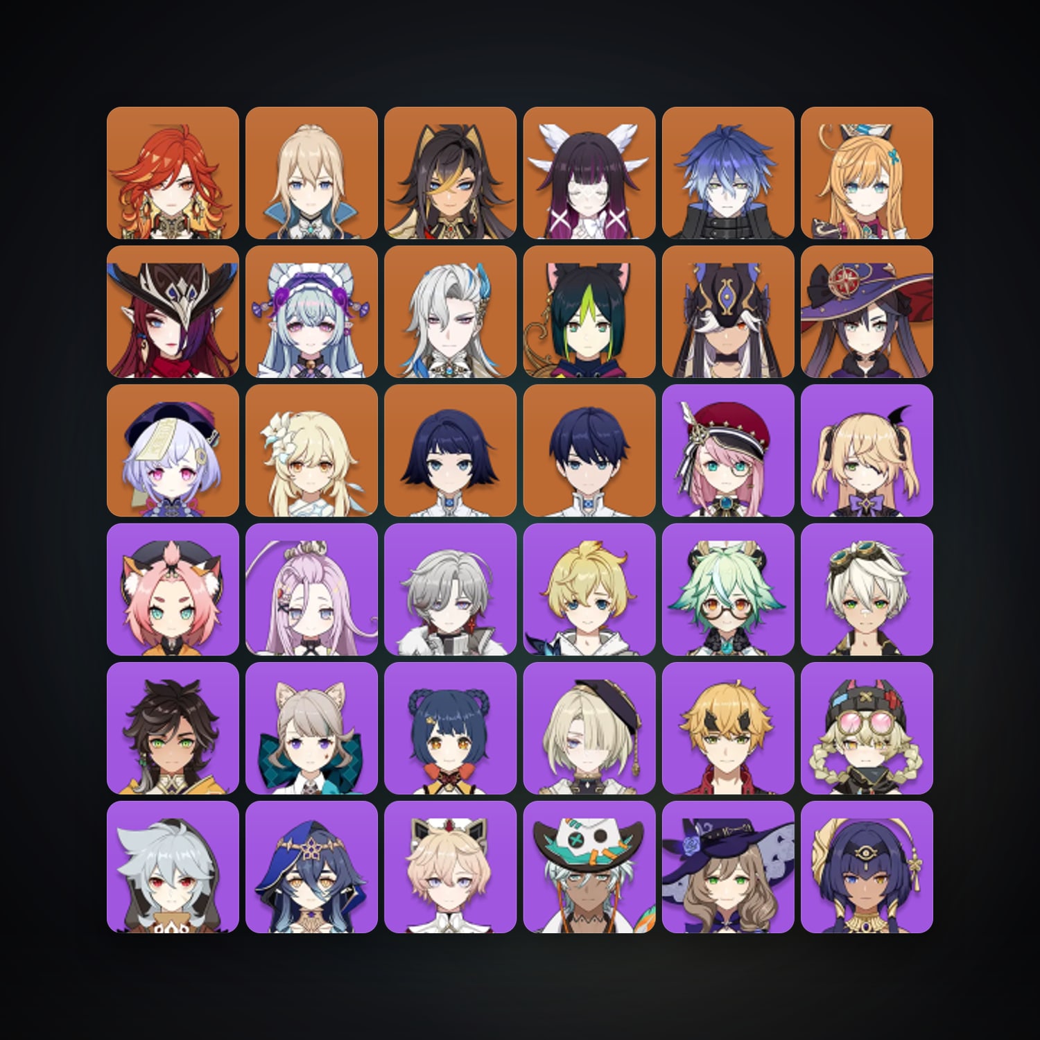 Genshin Impact | AR 56 | 53 Chars | 13× 5★ — Genshin / miHoYo Account — HabibiAccounts