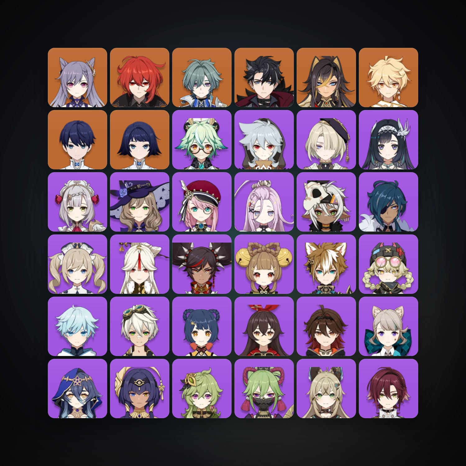Genshin Impact | AR 50 | 40 Chars | 5× 5★ — HabibiAccounts