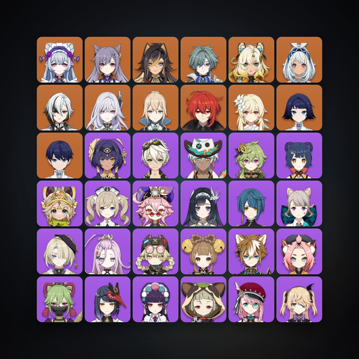 Genshin Impact | AR 45 | 56 Chars | 10× 5★ — Genshin / miHoYo Account — HabibiAccounts