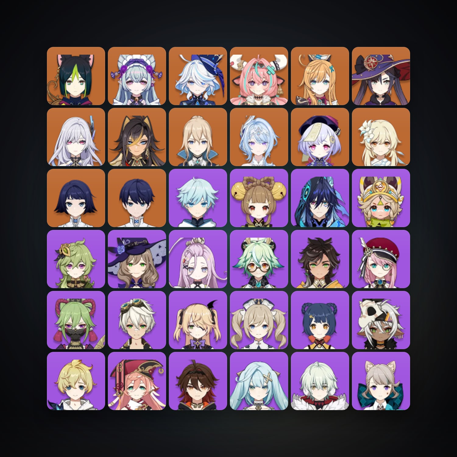 Genshin Impact | AR 50 | 53 Chars | 11× 5★ — Genshin / miHoYo Account — HabibiAccounts