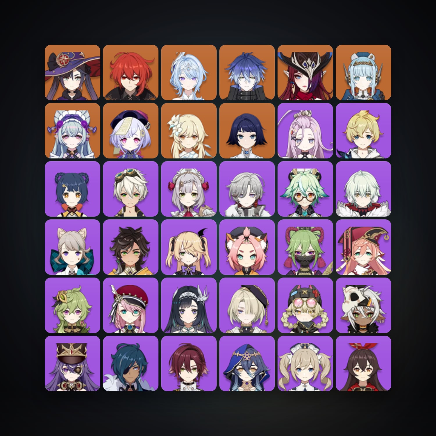 جينشن إمباكت | AR 57 | 43 شخصية | 8× 5★ — HabibiAccounts