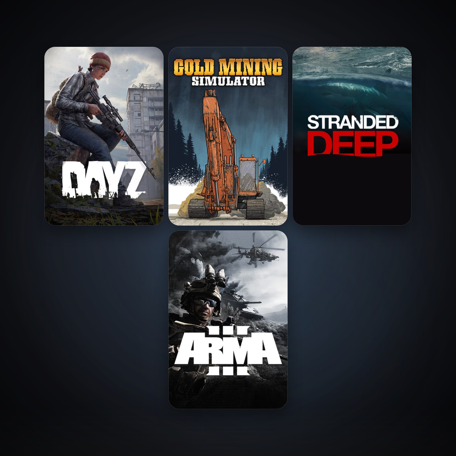 Arma 3 + DayZ, 5 games, clean — HabibiAccounts