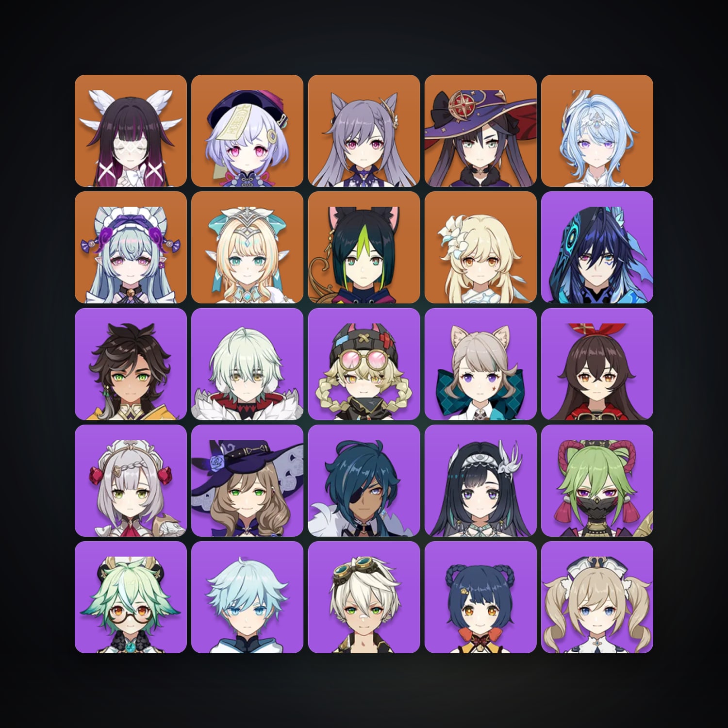 Genshin Impact | AR 35 | 25 Chars | 8× 5★ — HabibiAccounts
