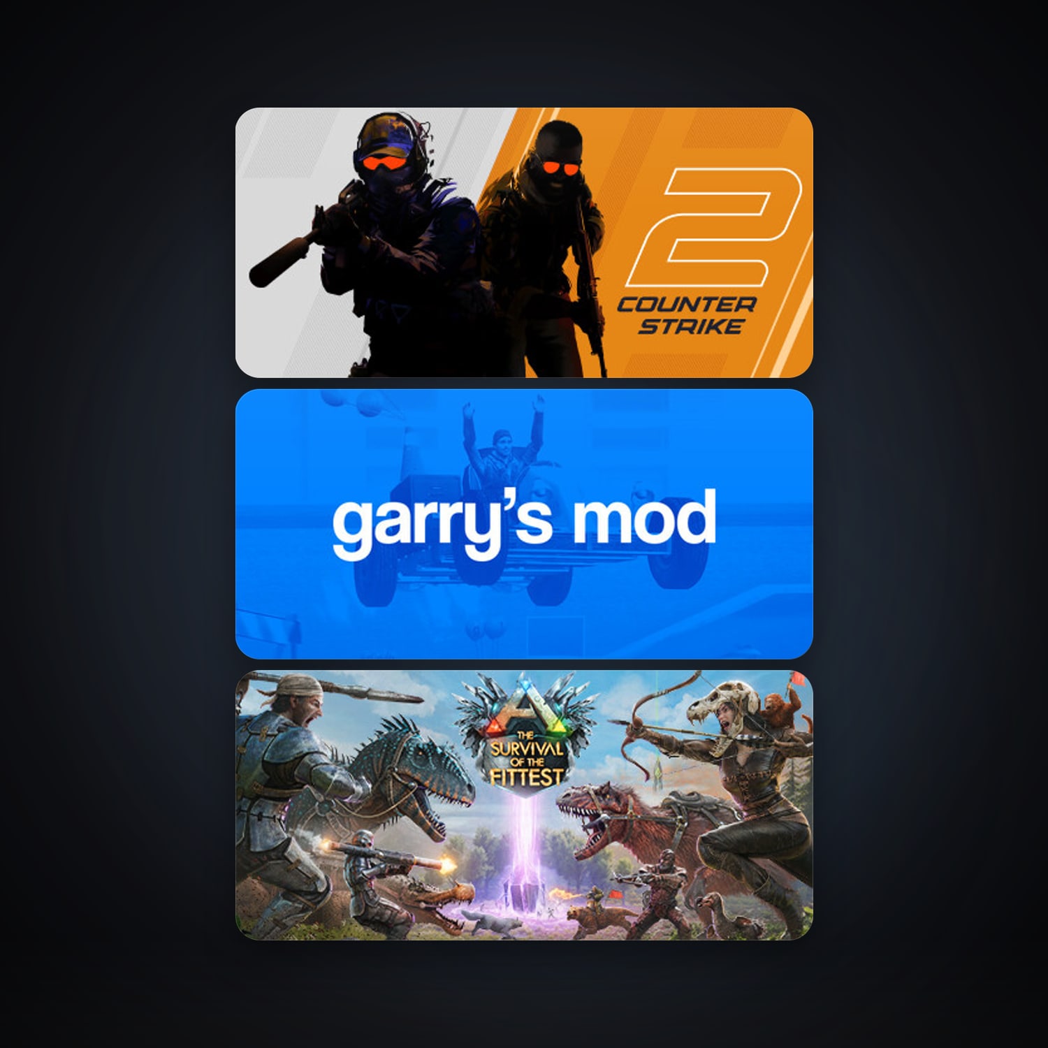 CS2 Prime + Garry's Mod, 4 games, clean — HabibiAccounts