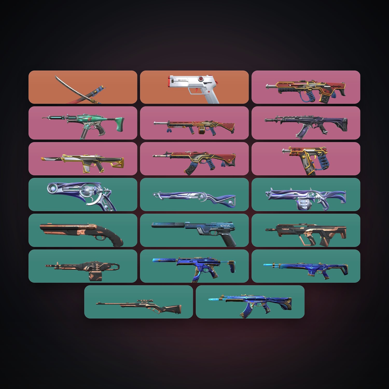 EU Silver 2 locker — 1 knives, 20 skins, lvl 67 — HabibiAccounts