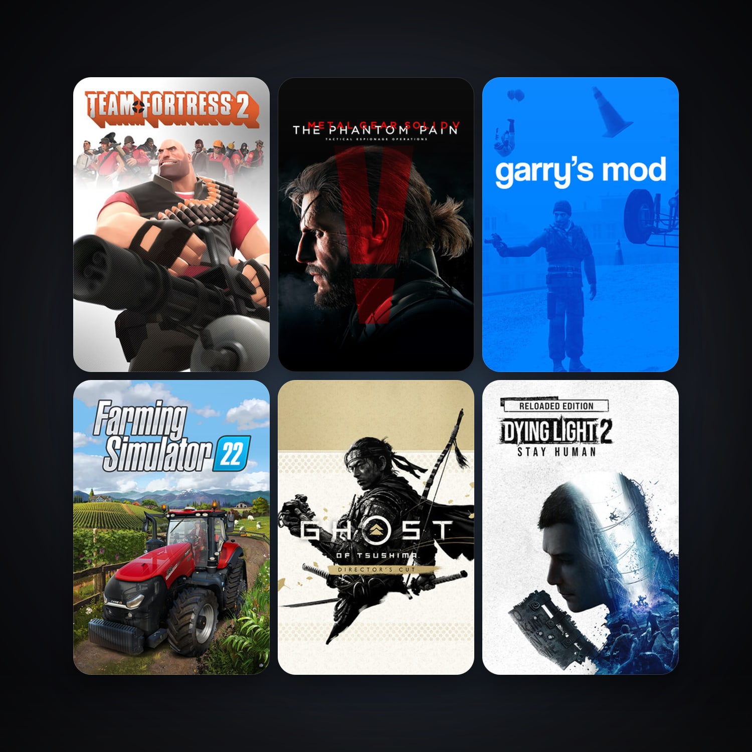 Team Fortress 2 + Garry's Mod, 26 games, clean — HabibiAccounts