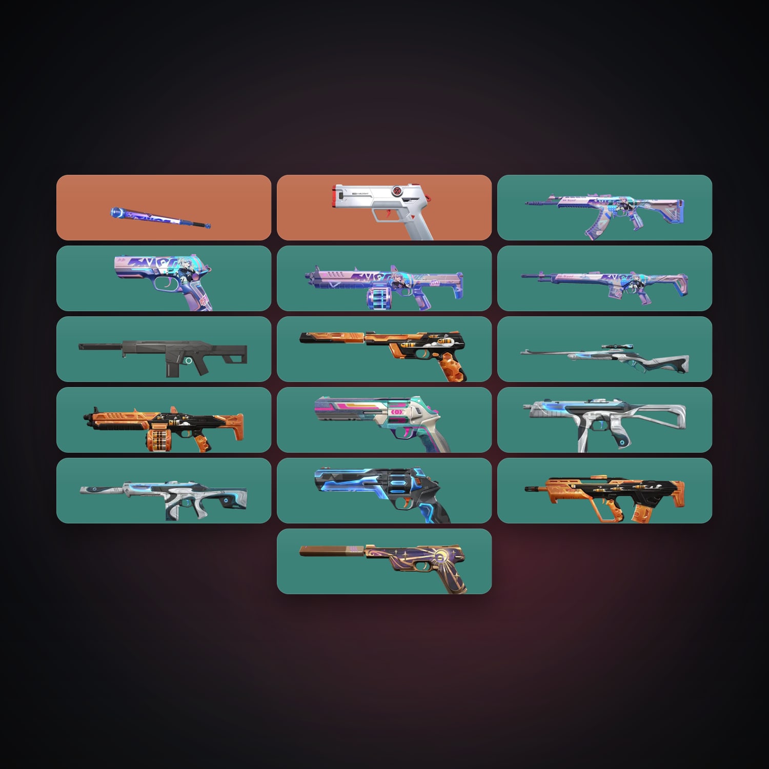 AP Bronze 2 locker — 1 knives, 18 skins, lvl 104 — HabibiAccounts