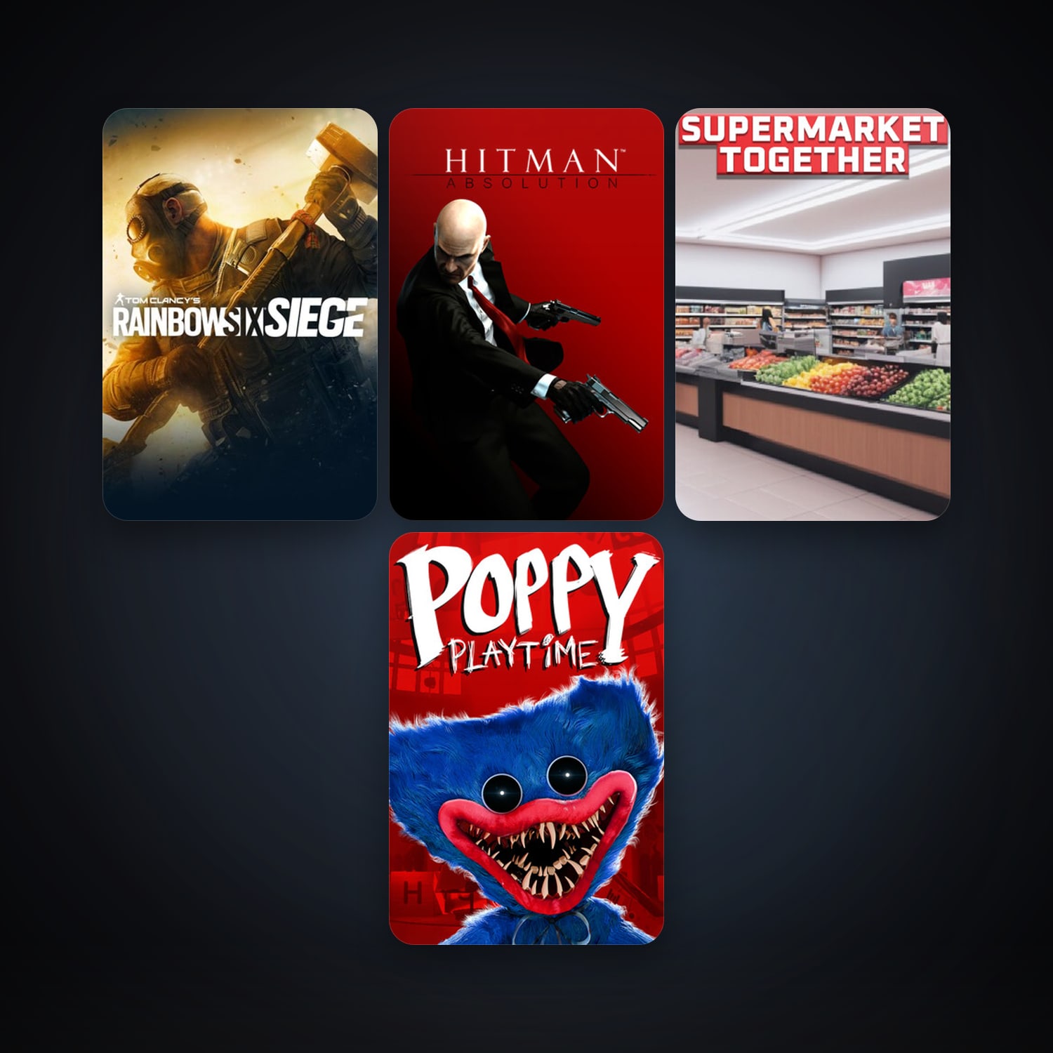 Hitman: Absolution + Tom Clancy's Rainbow Six Siege, 9 games, clean — HabibiAccounts