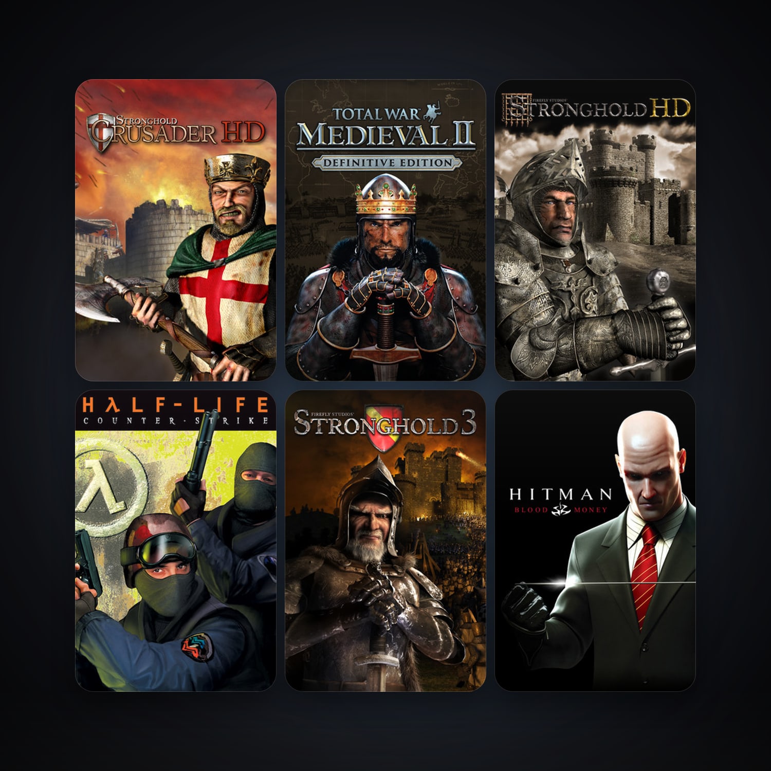 Counter-Strike + Medieval II: Total War, 10 games, clean — HabibiAccounts
