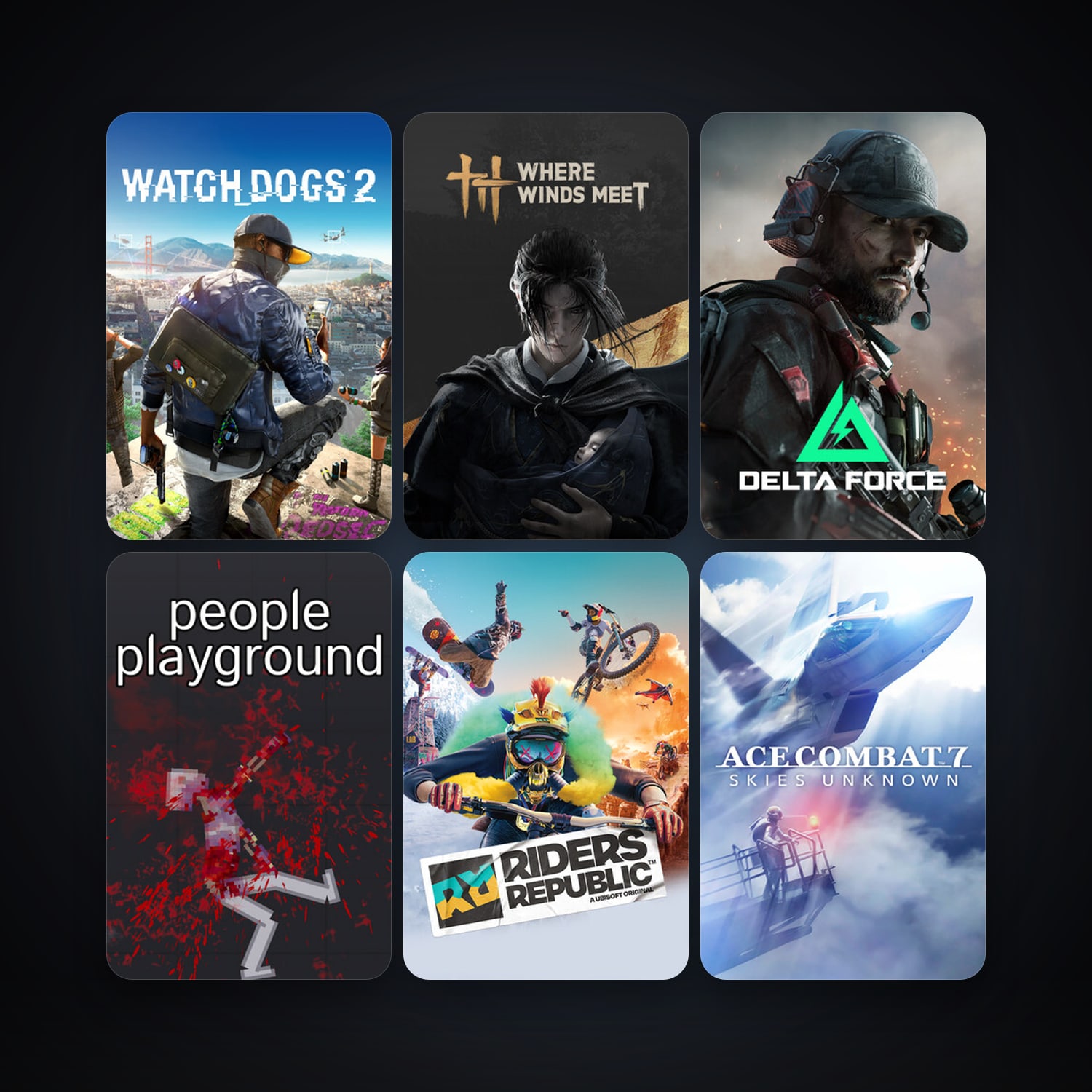 Fishing Planet + Watch_Dogs 2, 22 games, clean — HabibiAccounts
