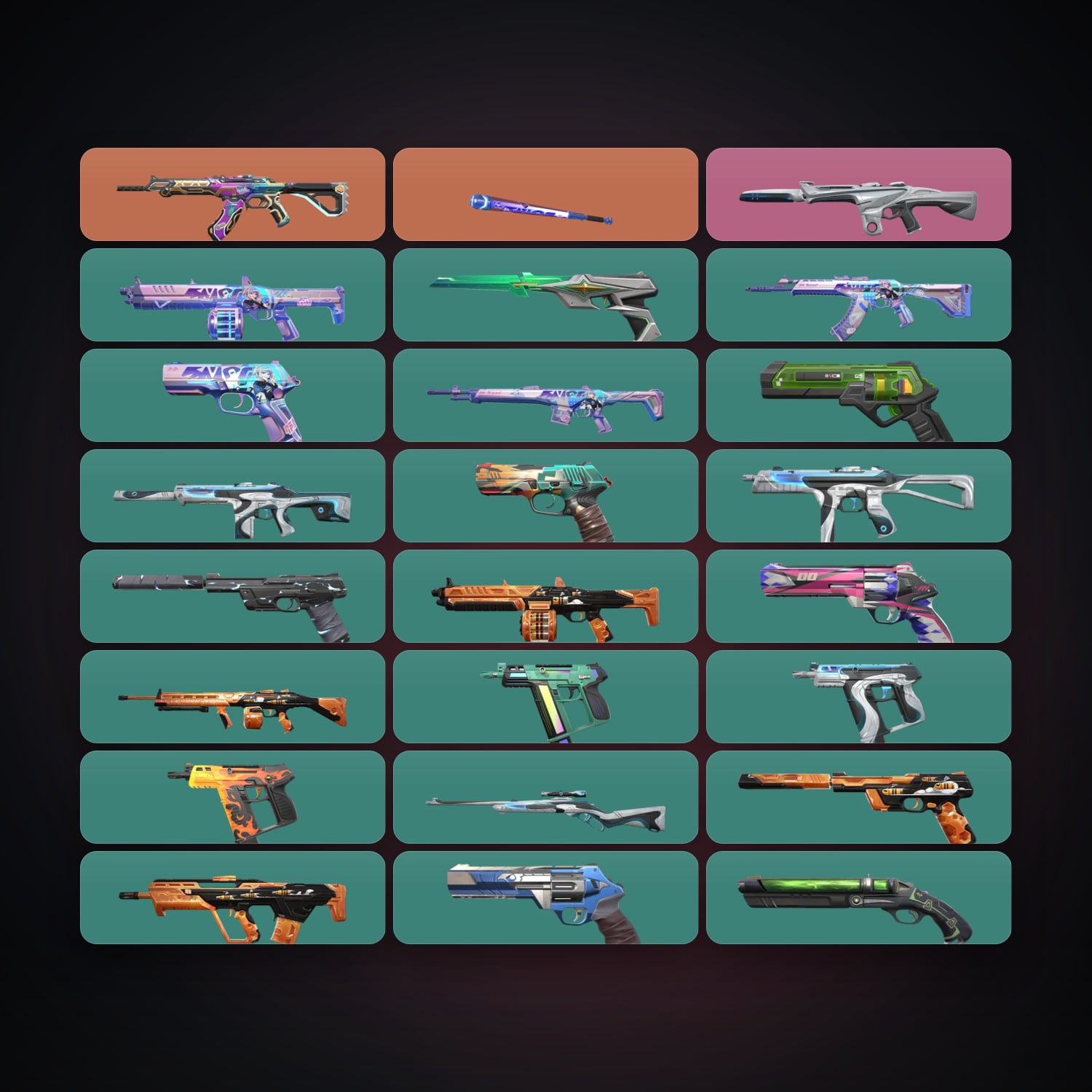 AP Silver 2 locker — 1 knives, 24 skins, lvl 189 — HabibiAccounts
