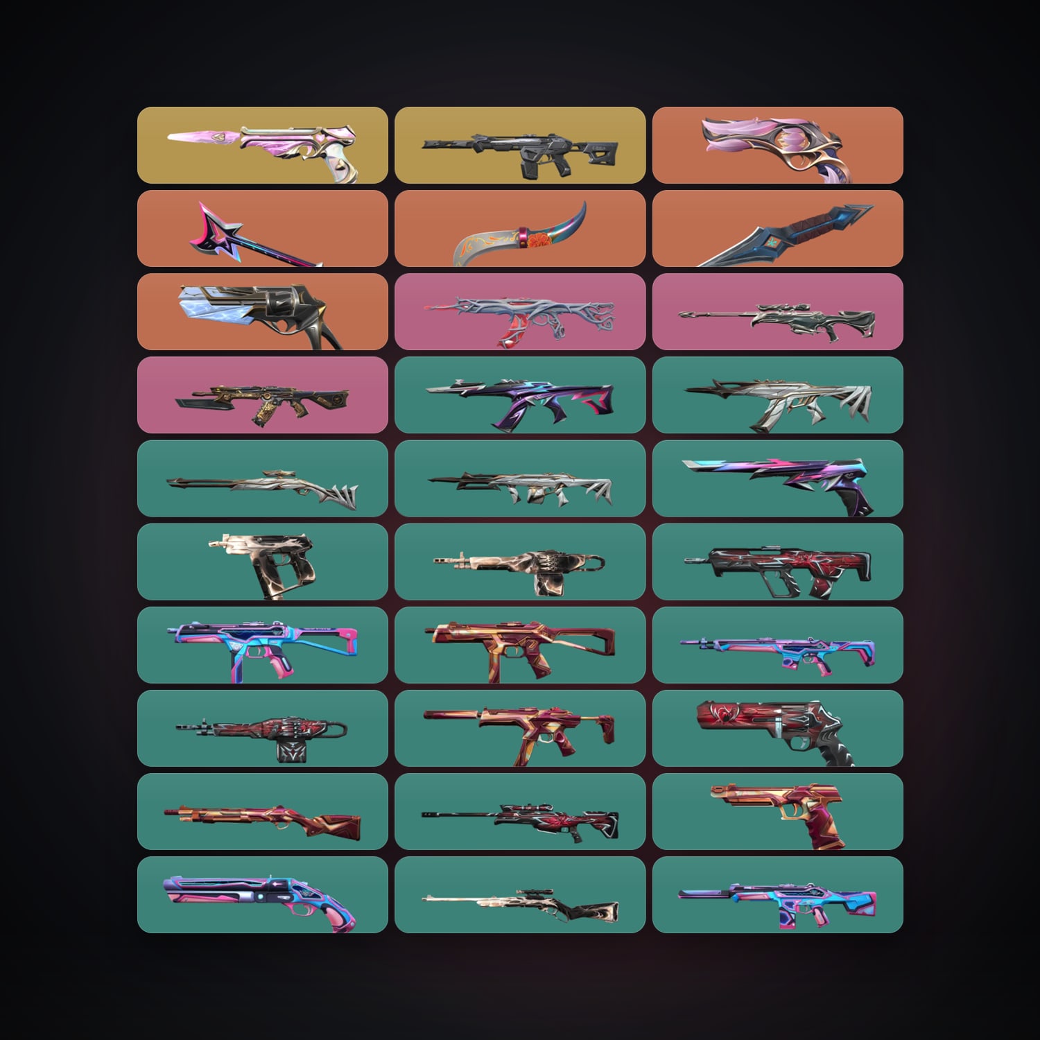 AP Ascendant 1 locker — 3 knives, 31 skins, lvl 47 — HabibiAccounts