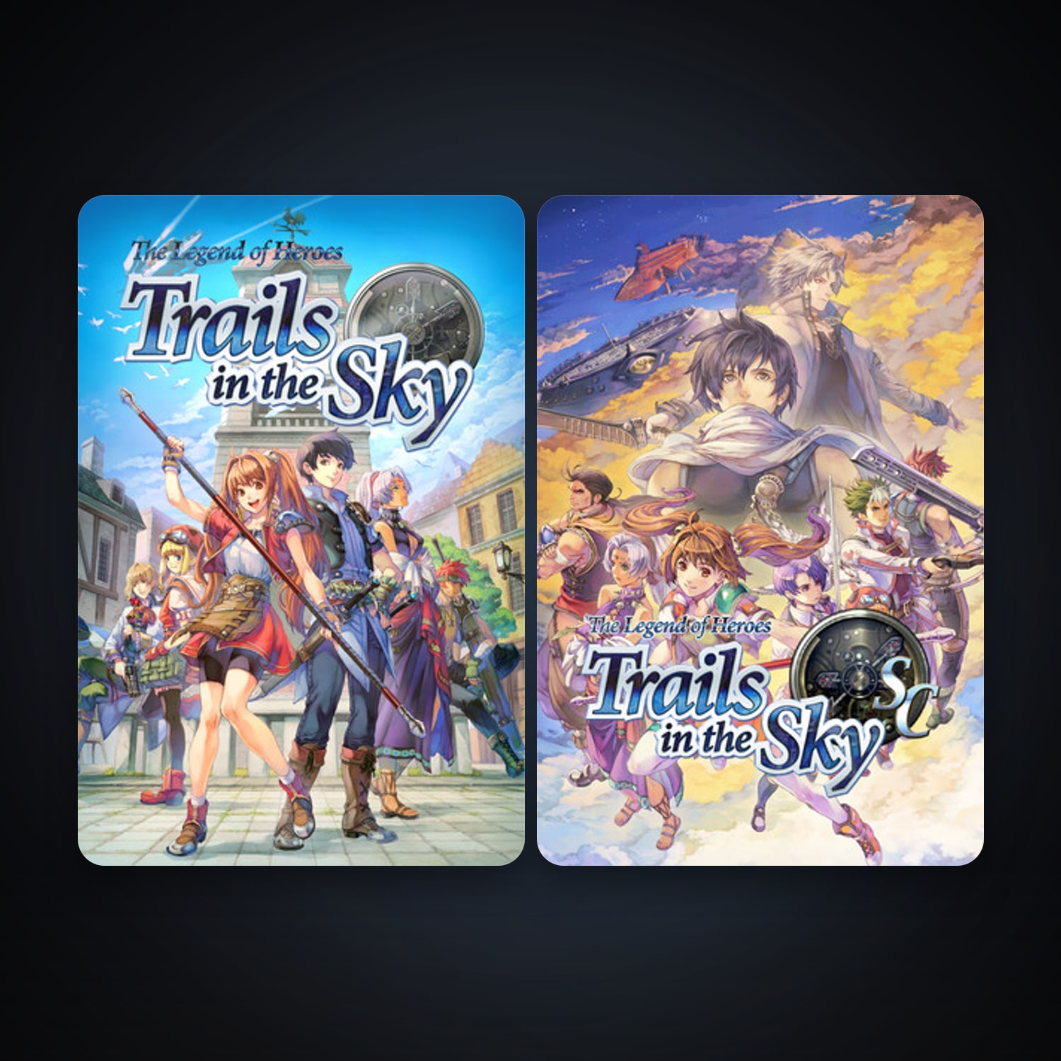 The Legend of Heroes: Trails in the Sky + The Legend of Heroes: Trails in the Sky SC, 3 games, clean — HabibiAccounts
