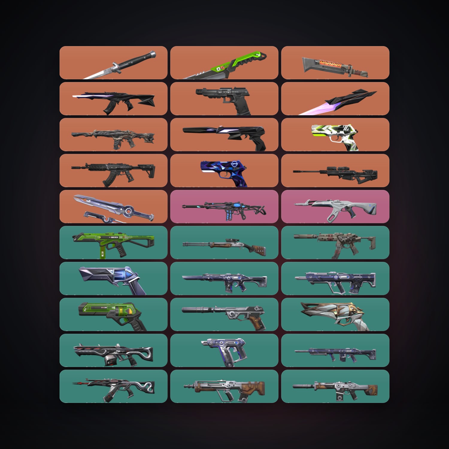 AP Gold 2 locker — 5 knives, 68 skins, lvl 142 — HabibiAccounts
