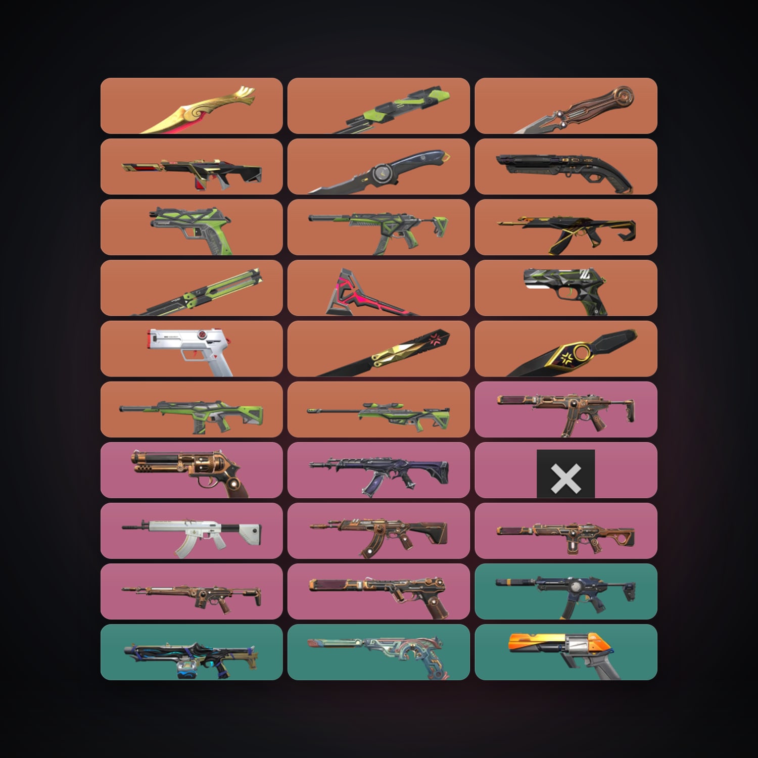AP Iron 3 locker — 8 knives, 77 skins, lvl 93 — HabibiAccounts