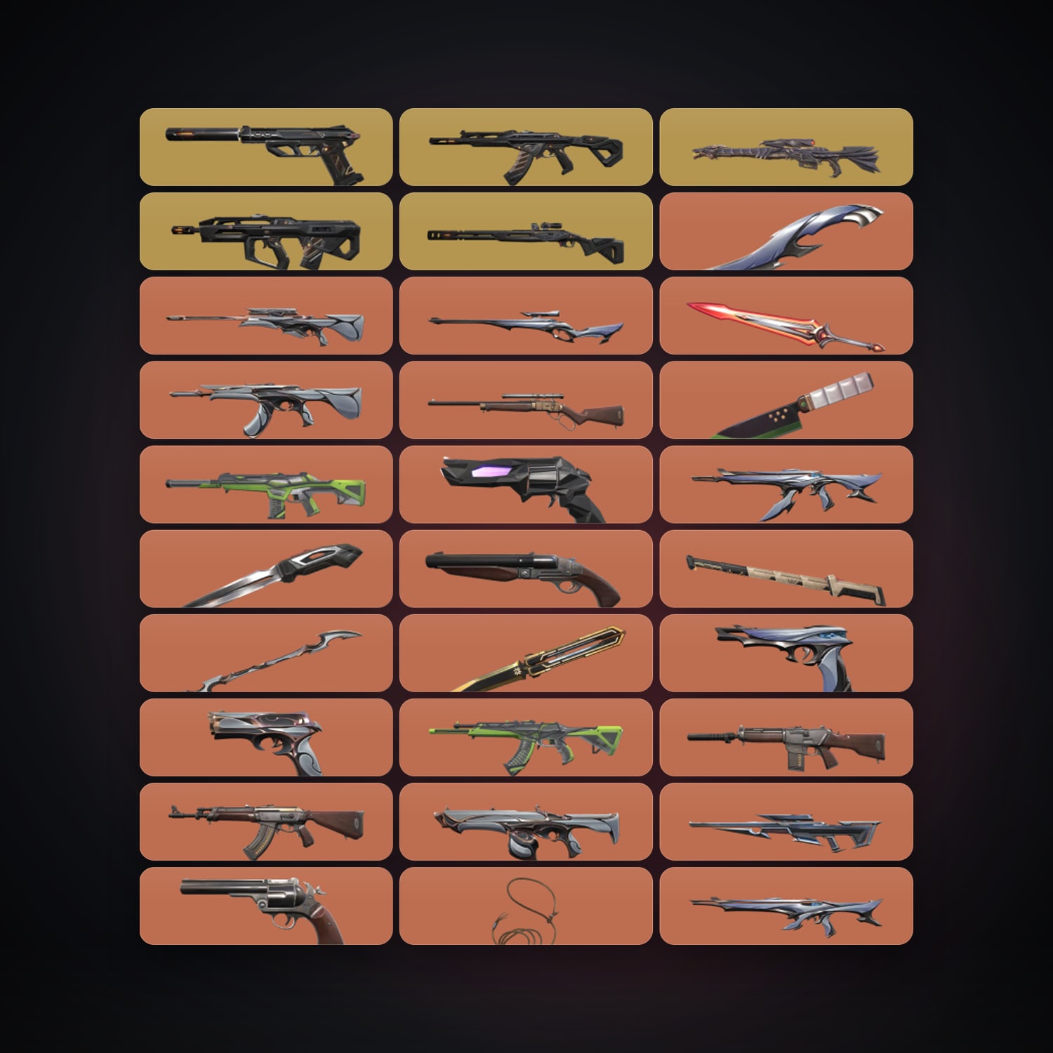 AP Plat 1 locker — 8 knives, 77 skins, lvl 198 — HabibiAccounts