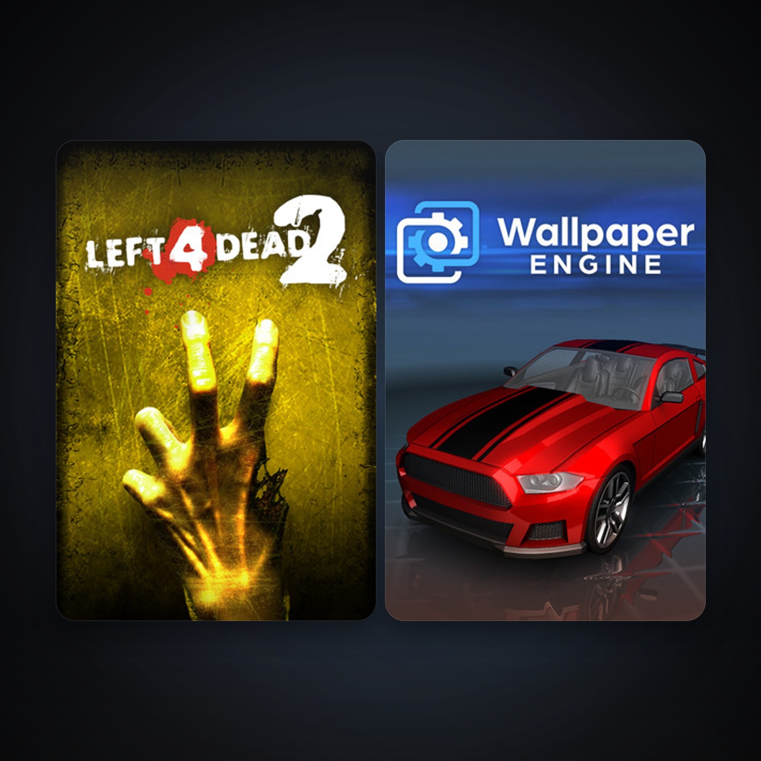 Left 4 Dead 2 + Wallpaper Engine, 5 games, clean — HabibiAccounts