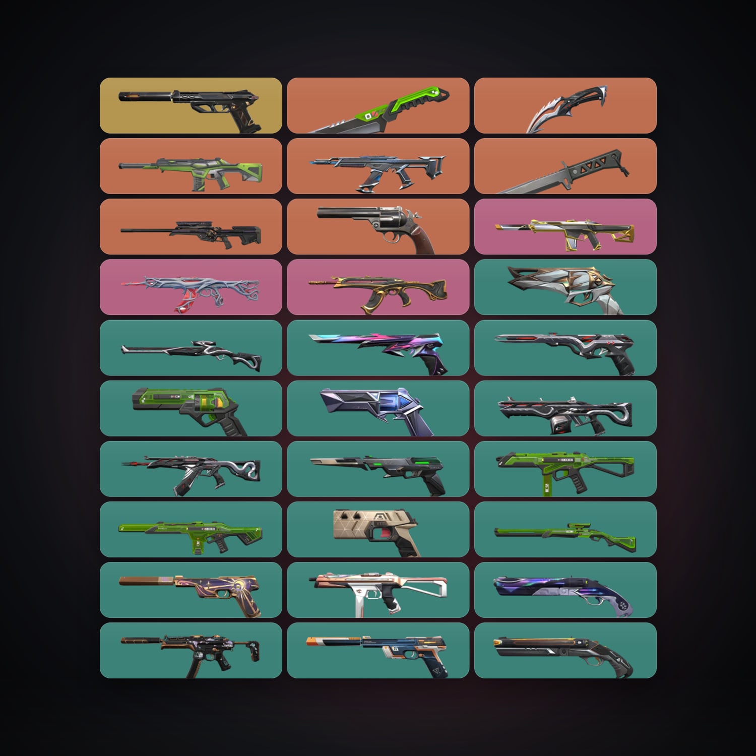 EU Gold 3 locker — 3 knives, 43 skins, lvl 177 — HabibiAccounts