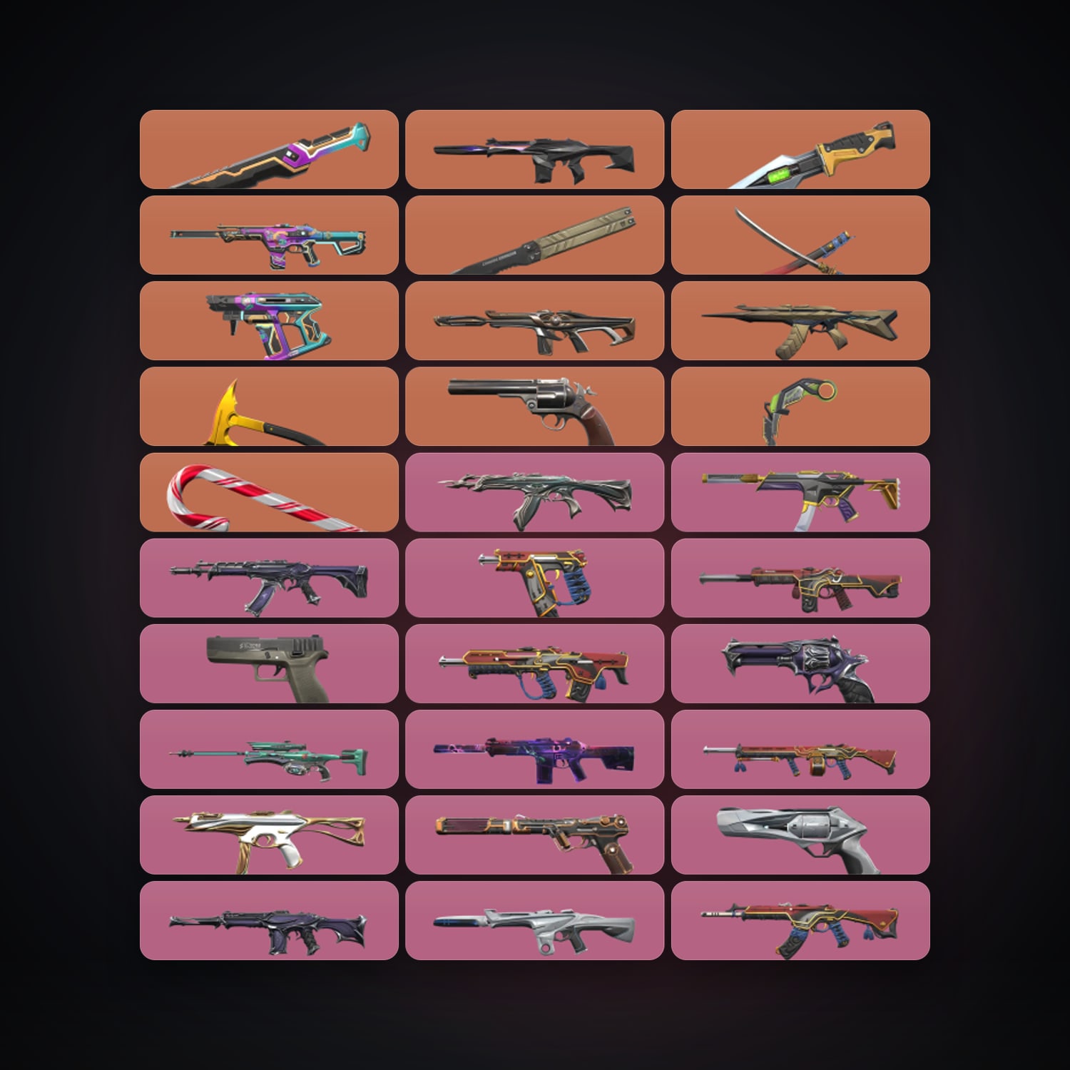 AP Silver 1 locker — 7 knives, 109 skins, lvl 95 — HabibiAccounts