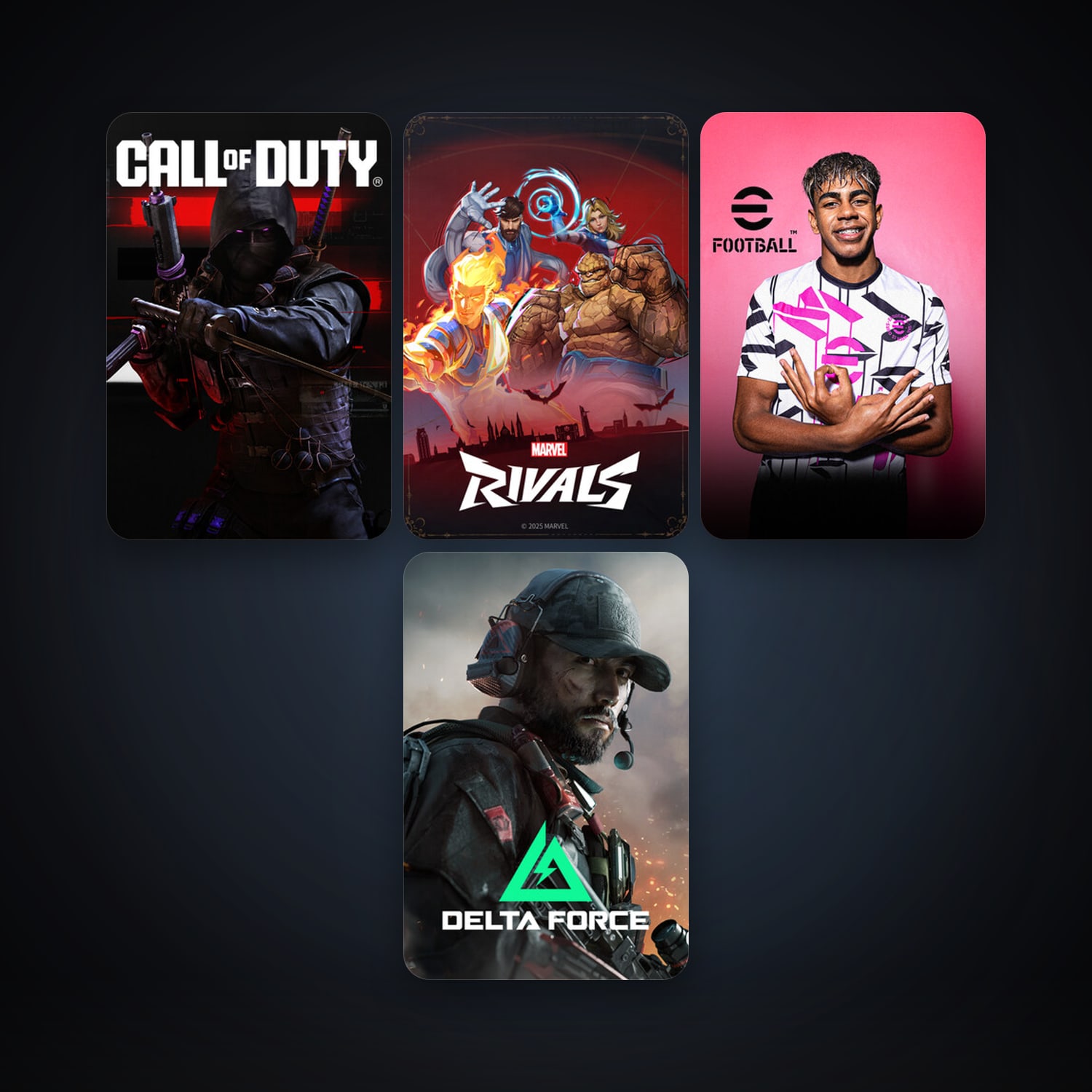 Pacify + eFootball 2024, 8 games, clean — HabibiAccounts