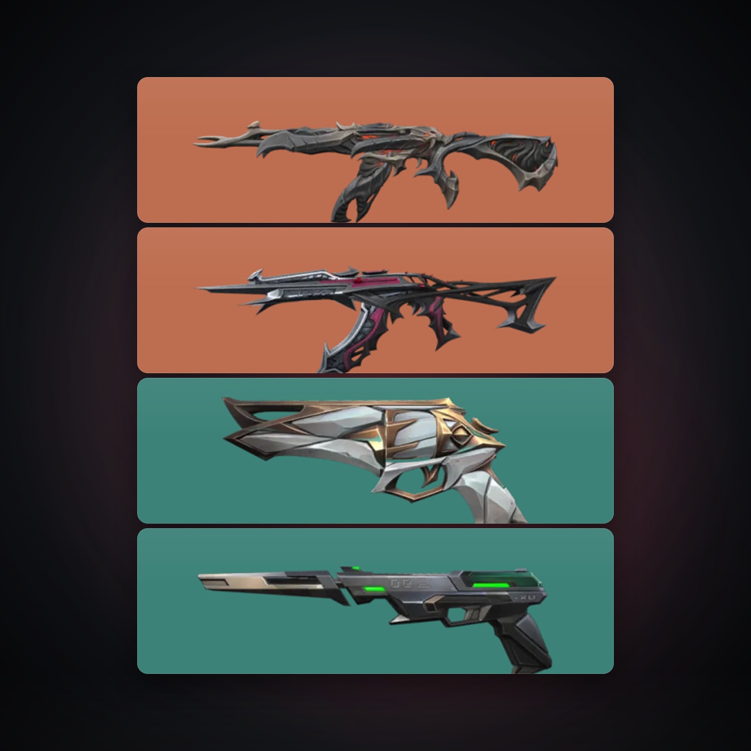 AP Silver 2 locker — 4 skins, lvl 48 — HabibiAccounts