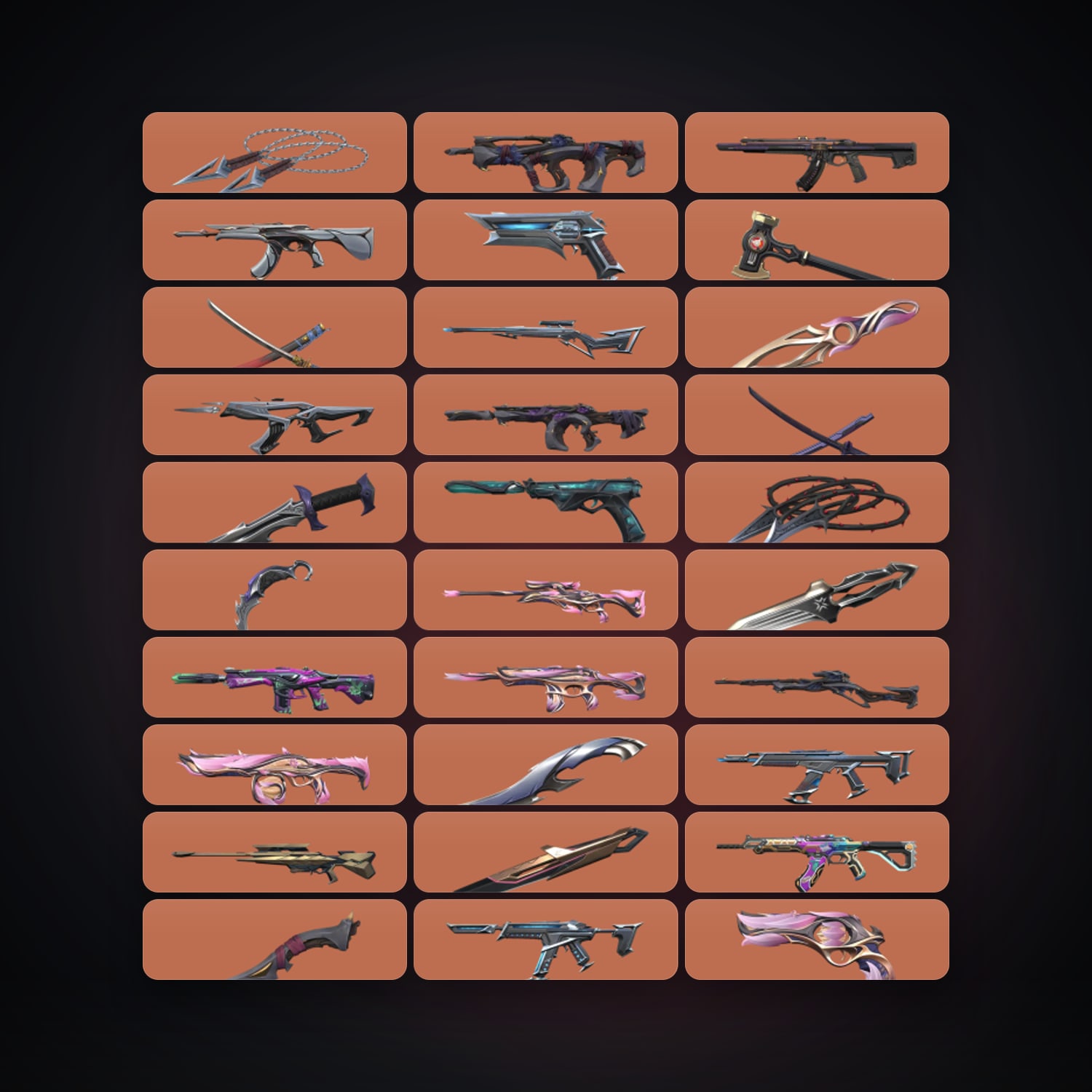 NA Diamond 1 locker — 12 knives, 114 skins, lvl 106 — HabibiAccounts