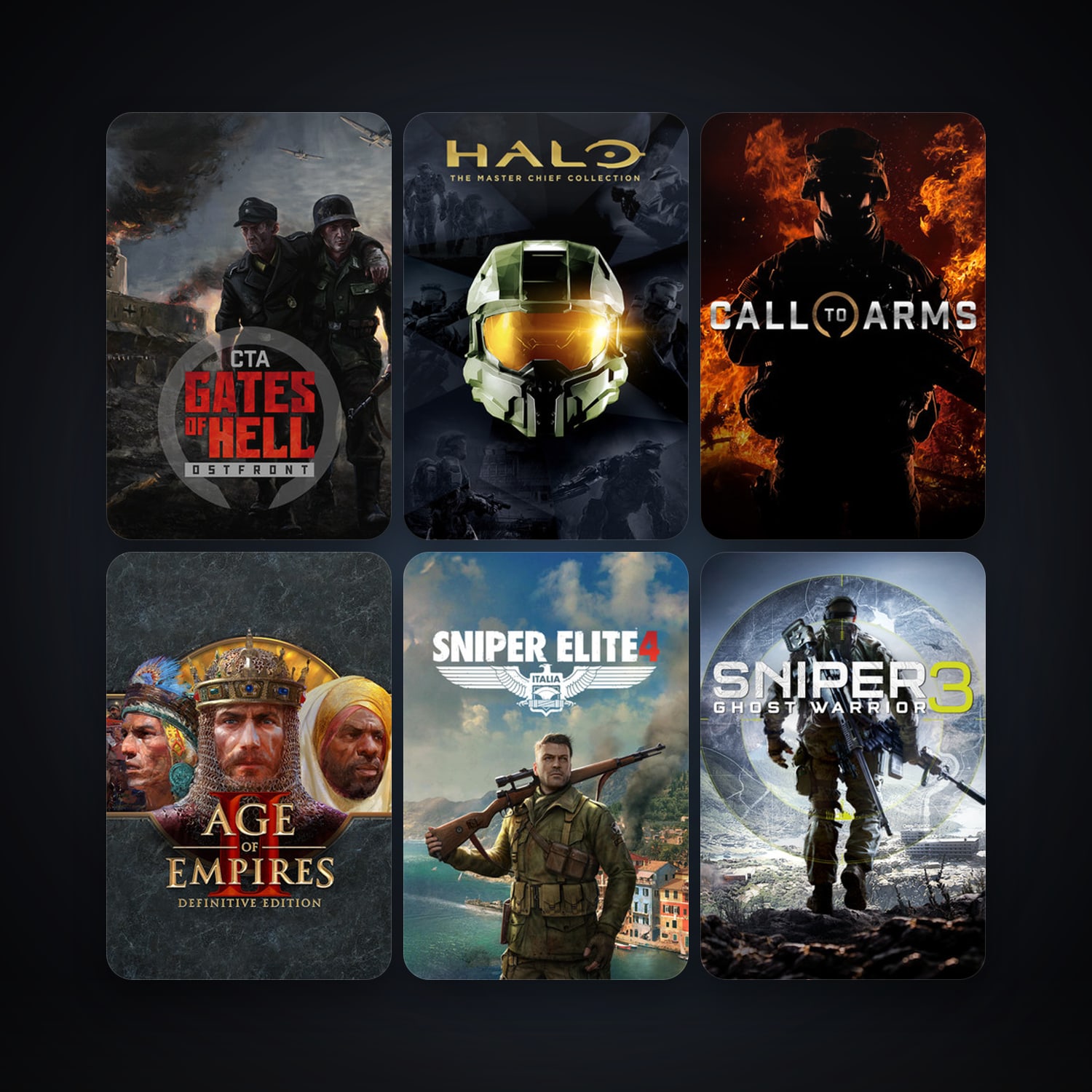 Call of Duty (2003) + Call of Duty 2, 61 games, clean — HabibiAccounts
