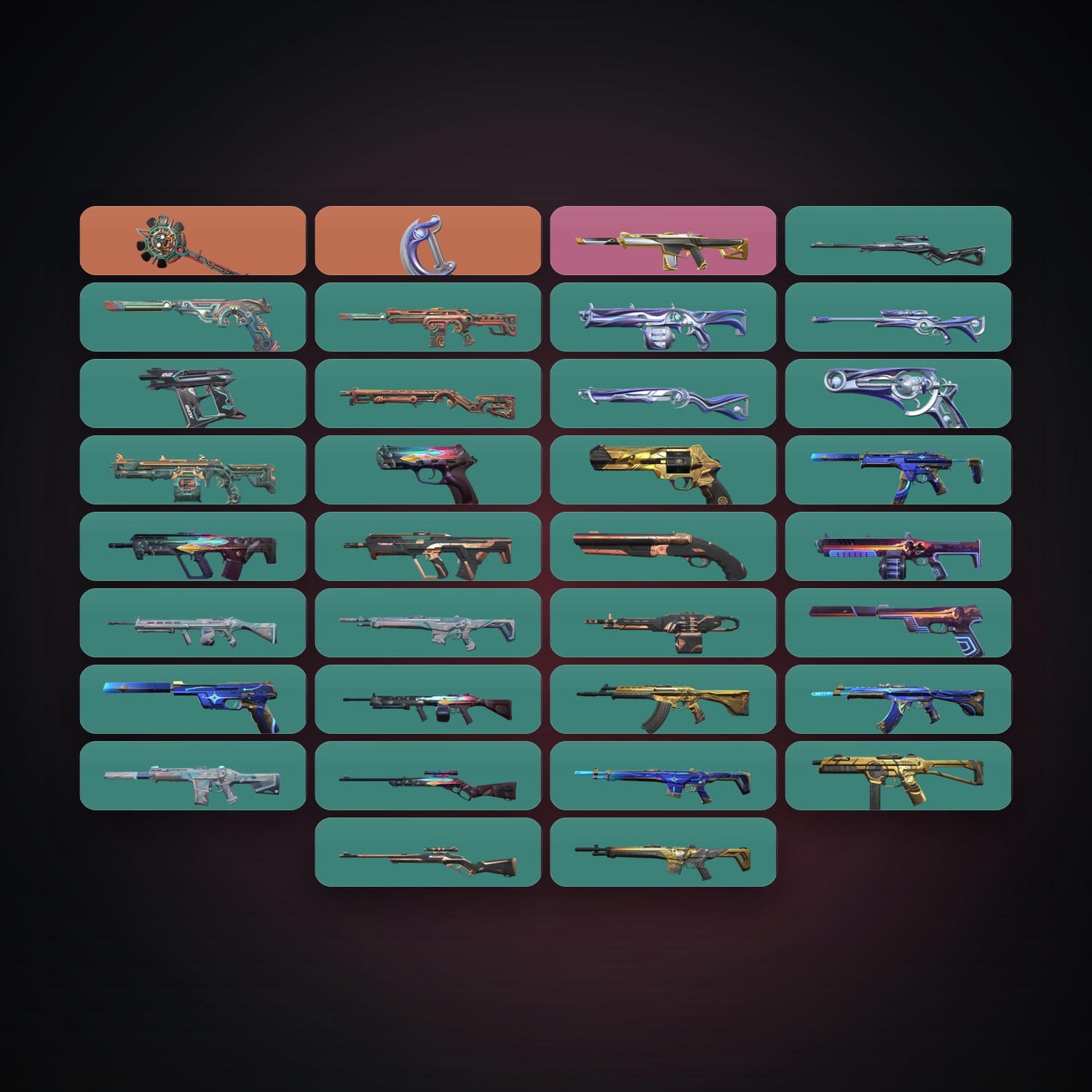 AP Diamond 3 locker — 2 knives, 34 skins, lvl 75 — HabibiAccounts