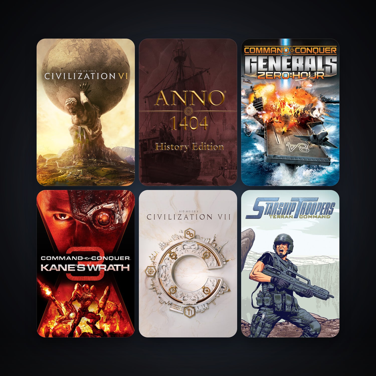 Command & Conquer: Red Alert 3 + Command & Conquer 3: Tiberium Wars, 36 games, clean — HabibiAccounts