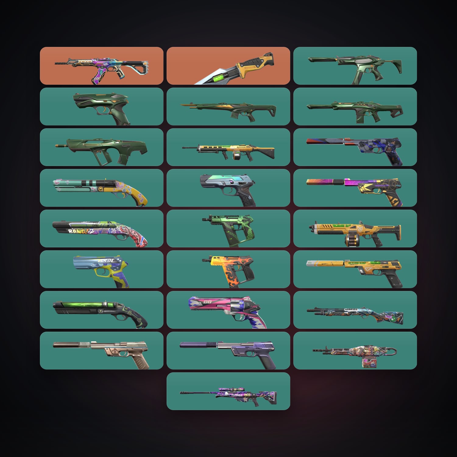AP Bronze 2 locker — 1 knives, 26 skins, lvl 190 — HabibiAccounts