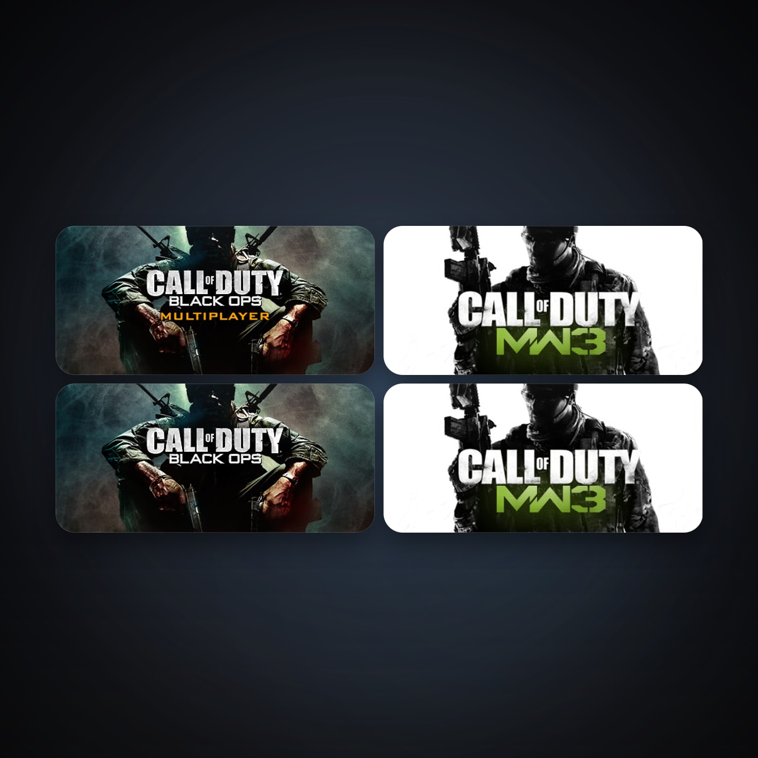 Call of Duty: Modern Warfare 3 (2011) + Call of Duty: Modern Warfare 3 - Multiplayer, 4 games, clean — HabibiAccounts