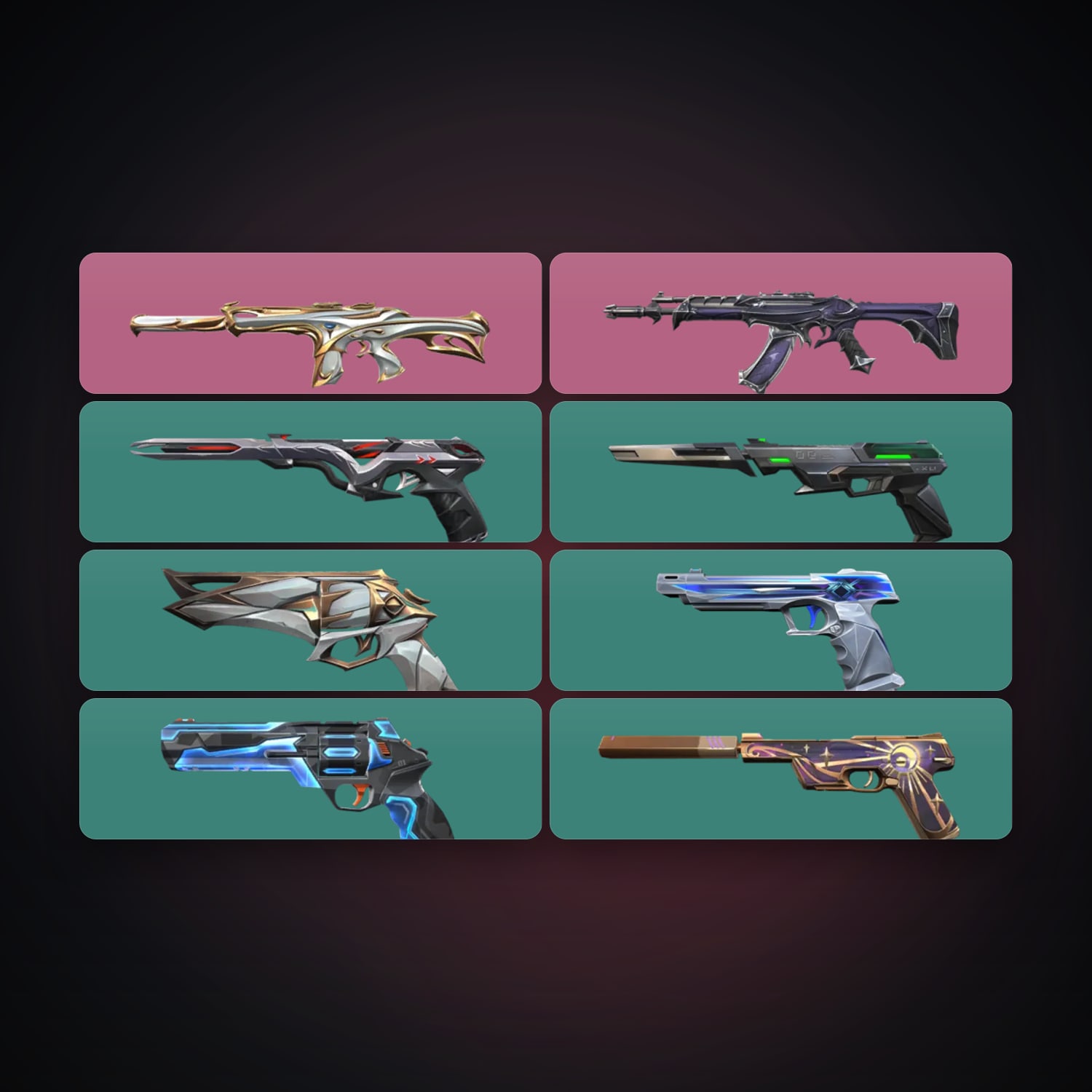 AP Plat 2 locker — 8 skins, lvl 138 — HabibiAccounts
