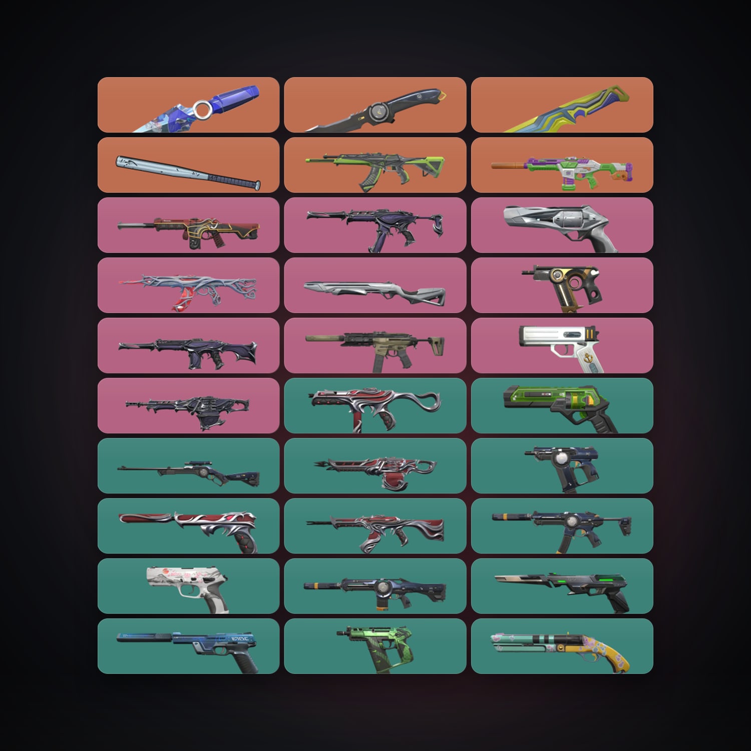 AP Plat 2 locker — 4 knives, 49 skins, lvl 190 — HabibiAccounts