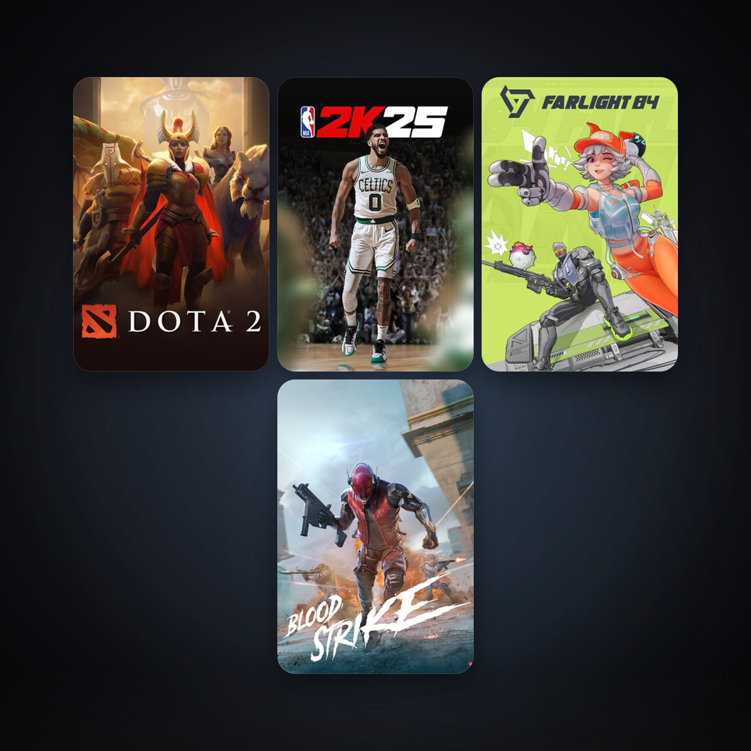 Dota 2 + Farlight 84, 5 games, clean — HabibiAccounts