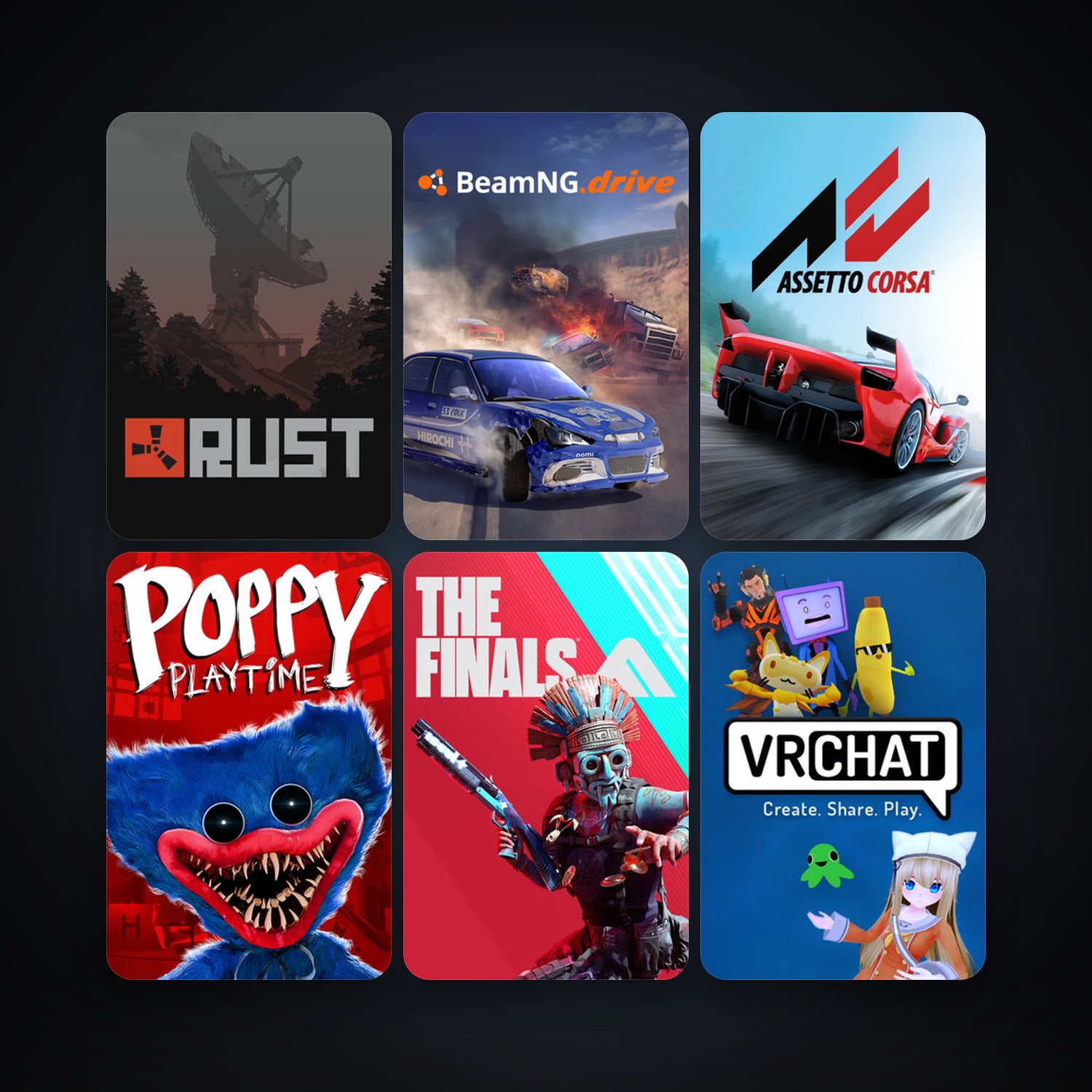 Assetto Corsa + Rust, 26 games, clean — HabibiAccounts