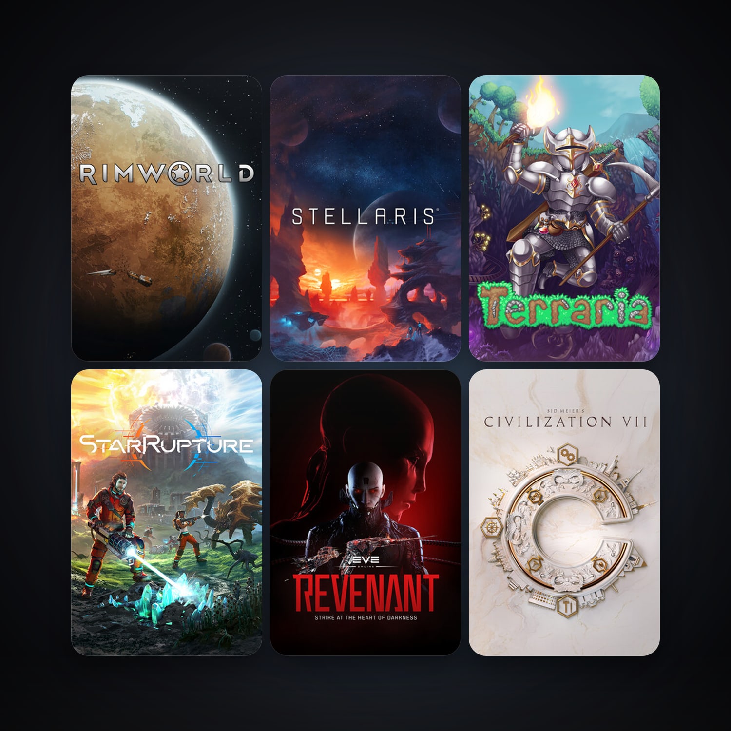 EVE Online + Terraria, 31 games, clean — HabibiAccounts