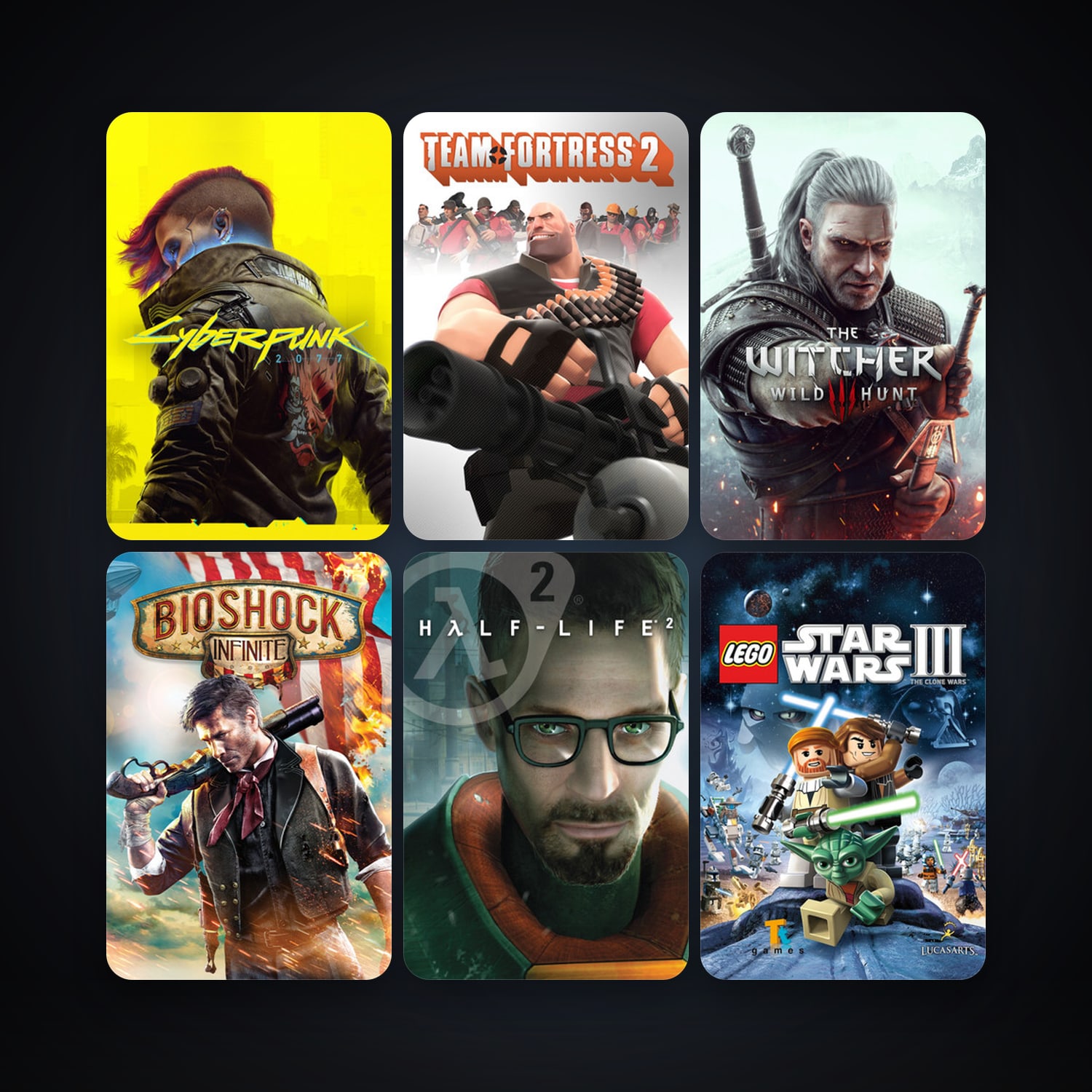 Half-Life 2 + Team Fortress 2, 112 games, Steam 12, clean — HabibiAccounts