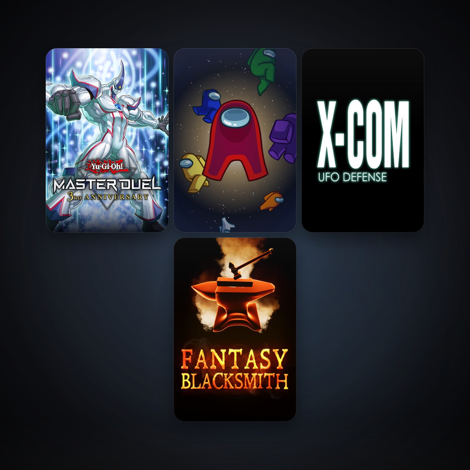 X-COM: UFO Defense + Among Us, 11 games, clean — HabibiAccounts